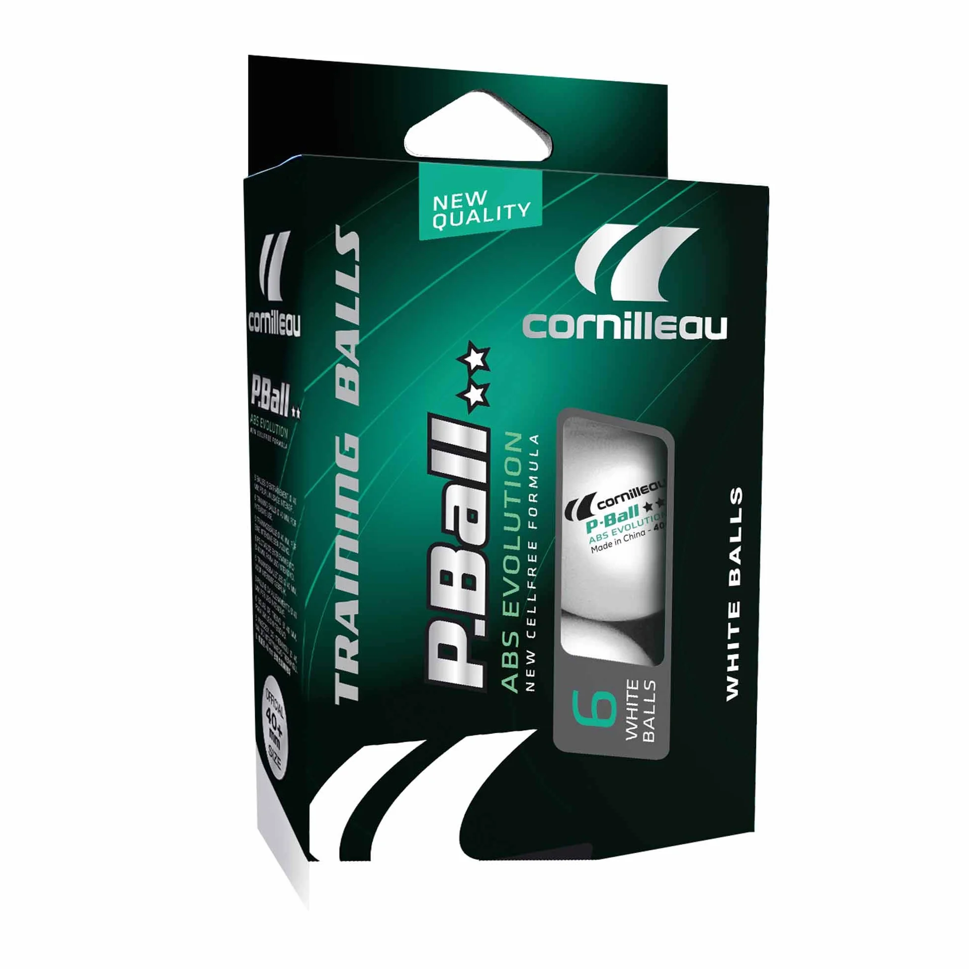 CORNILLEAU Pack de 4 Raquettes d'extérieur avec Housse et 6 Balles de Ping-Pong