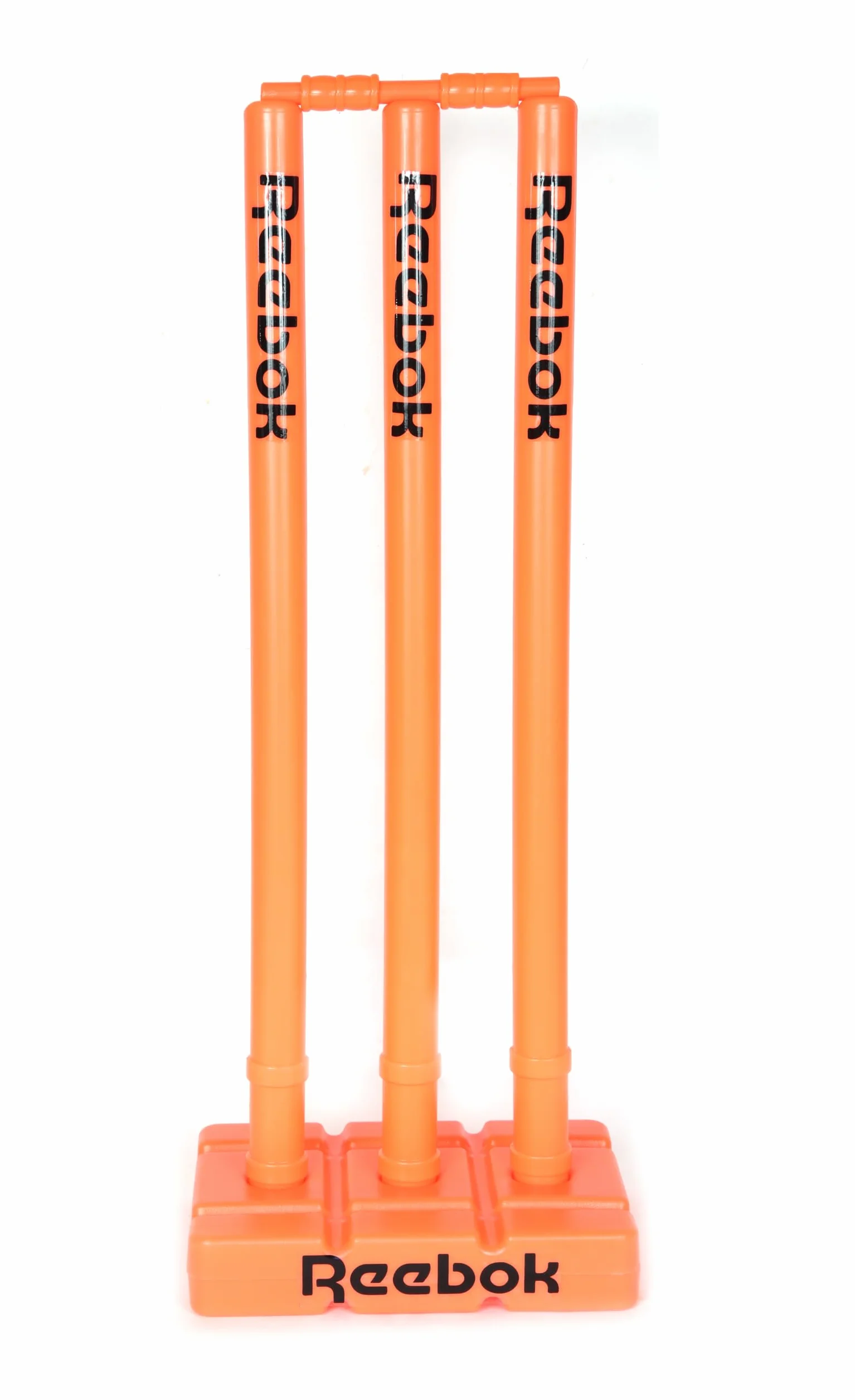 Reebok Ensemble de souches de cricket avec bélières Base lourde souches en plastique durable pour la pratique