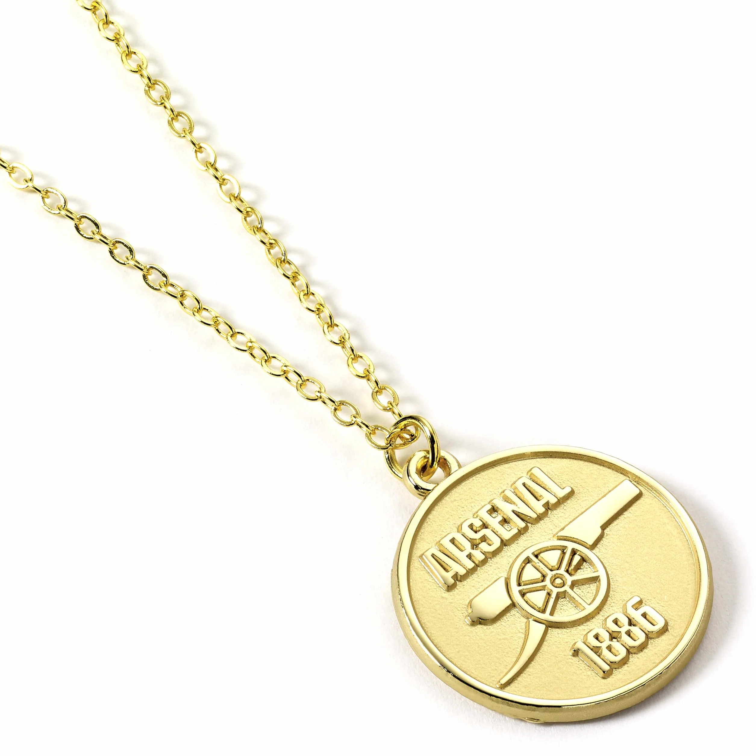 The Carat Shop Arsenal Football Club Collier doré blason Zinc