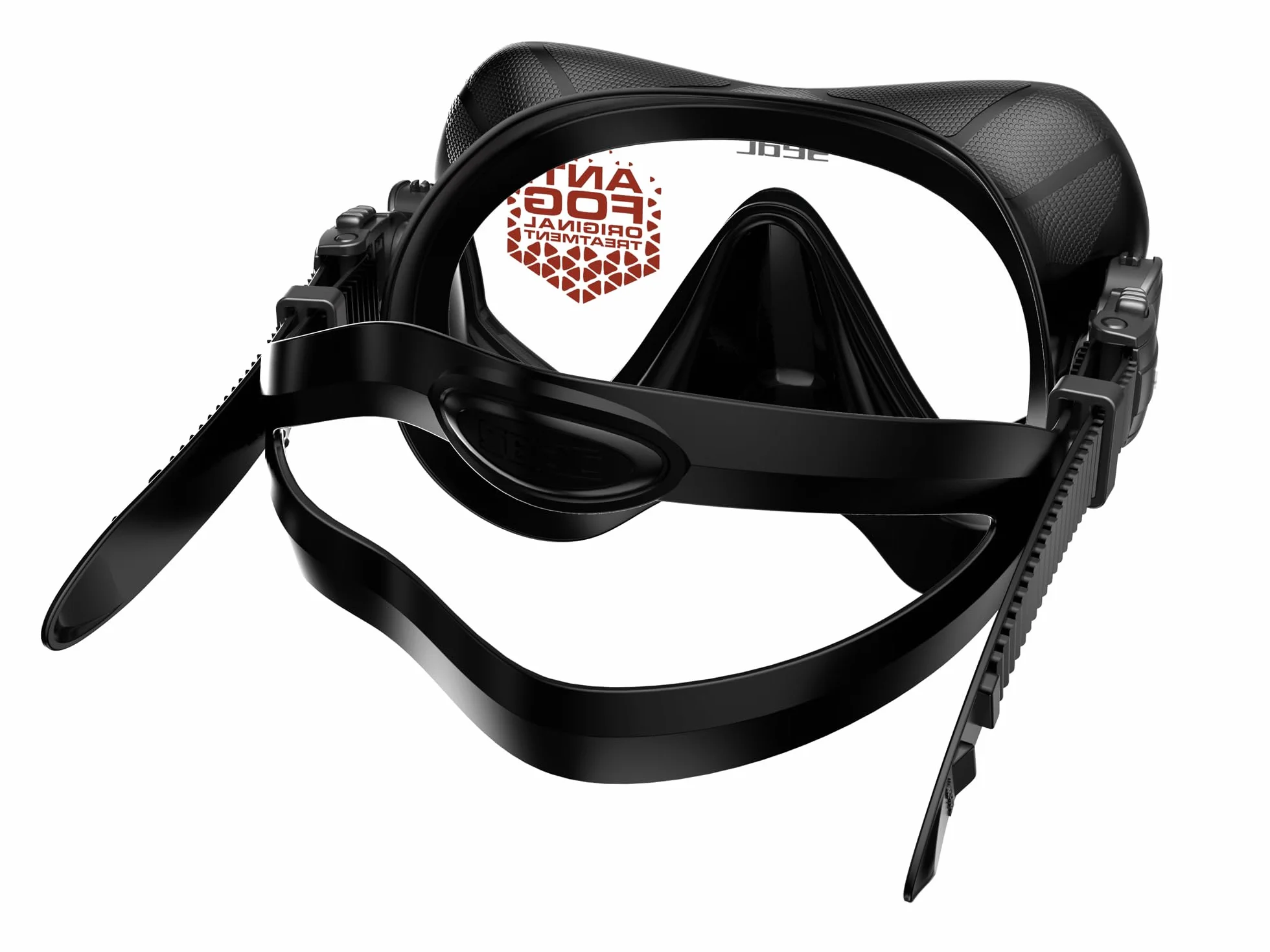 SEAC Pura Masque de Plongée Monoverre Frameless en Silicone Antifog Low Volume