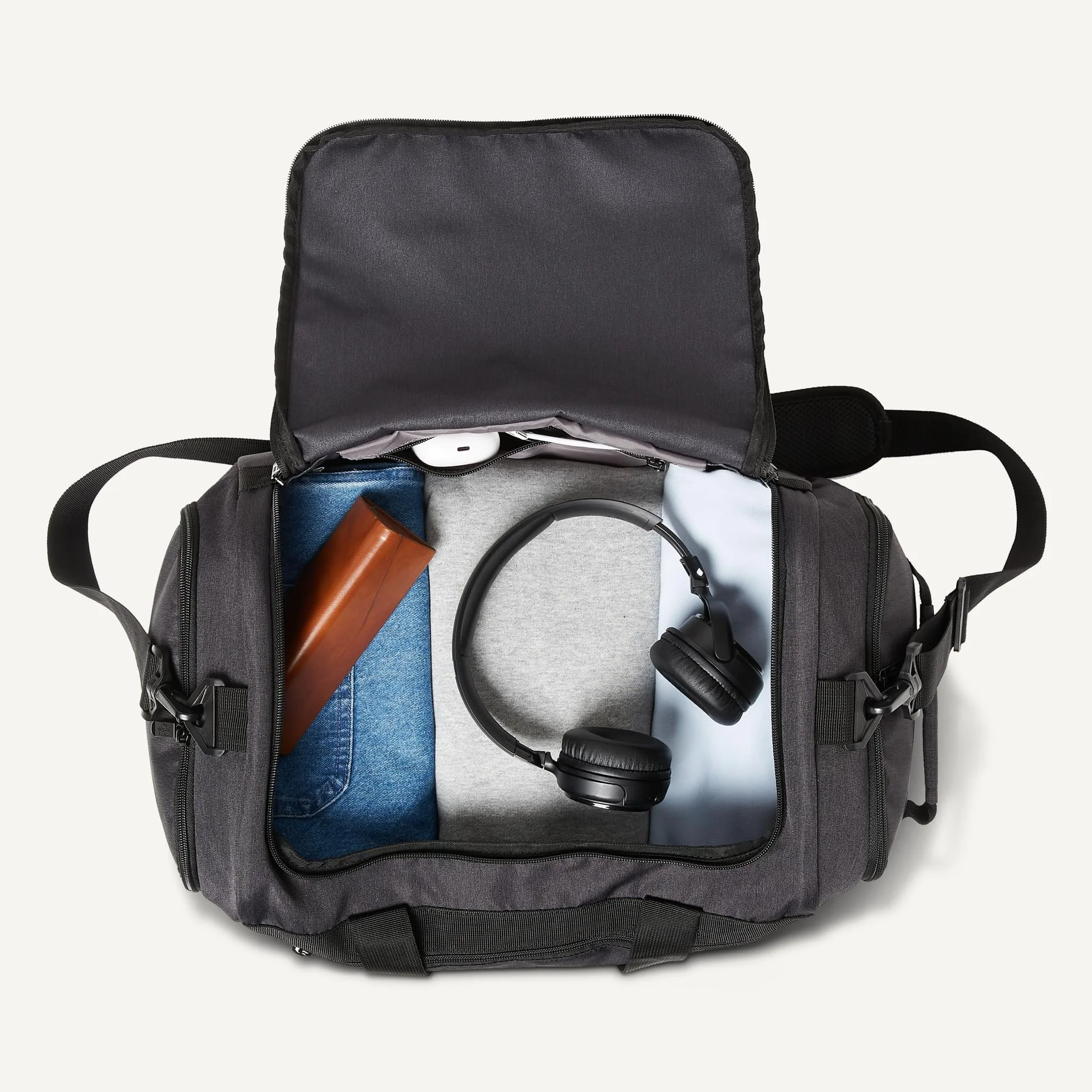 Amazon Essentials Sac de voyage léger 50.8 cm avec poche pour vêtements mouillés et compartiment à chaussures, Noir