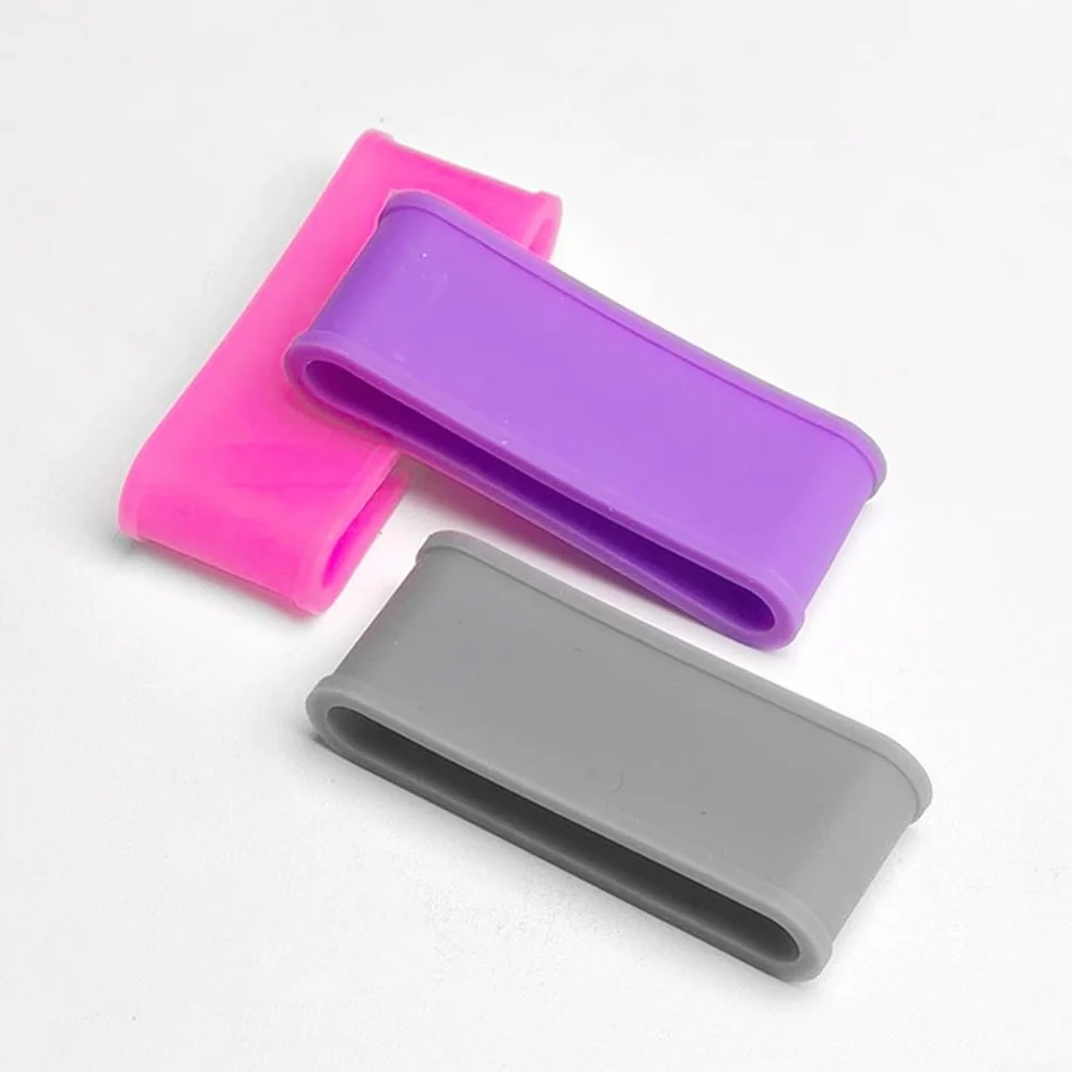 Lot de 9 anneaux de fixation en silicone pour raquette de pickleball Multicolore 5 cm