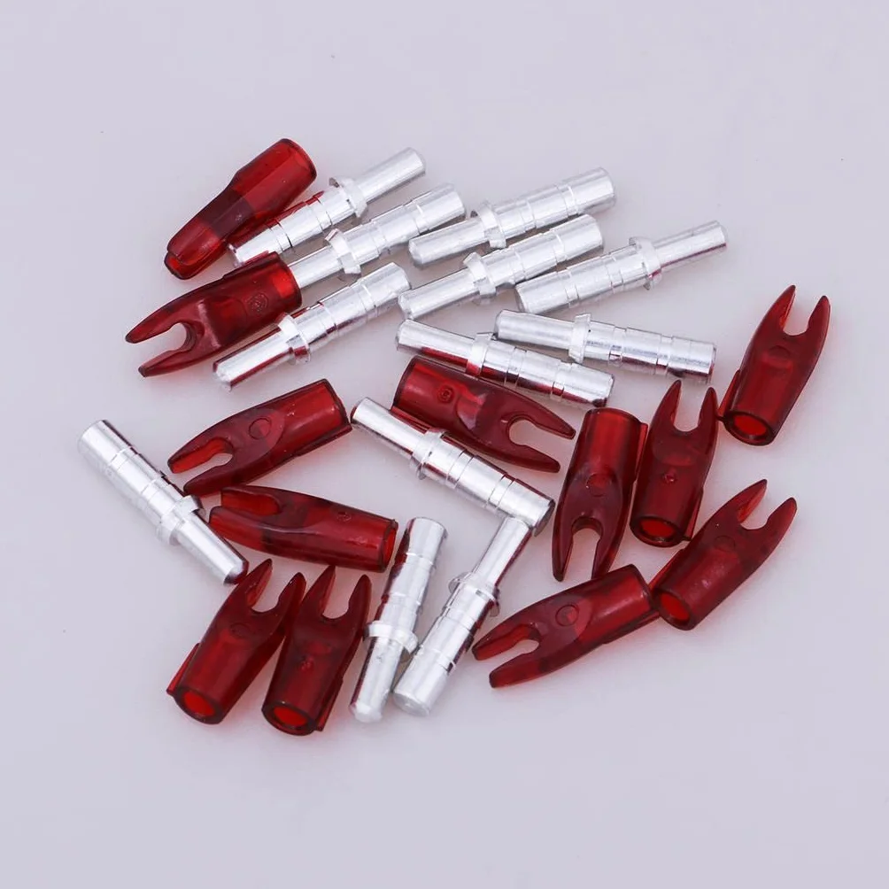 Encoches de Précision en Plastique pour Arbre de Flèche ID 4.2mm - 12 Pièces