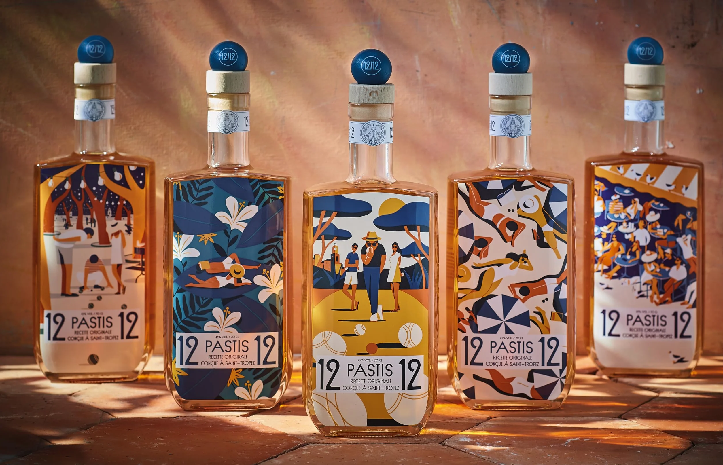 Pastis 12/12 édition Pétanque 45° 70cl