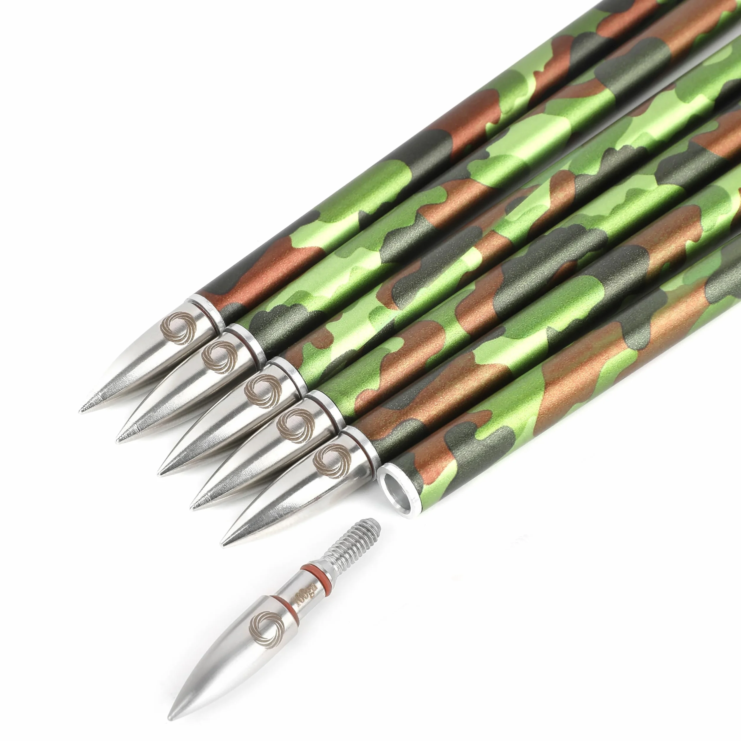 SHARROW 12pcs Pointe de Flèche de Tir à l'arc en Acier Inoxydable 100 Grain Broadheads