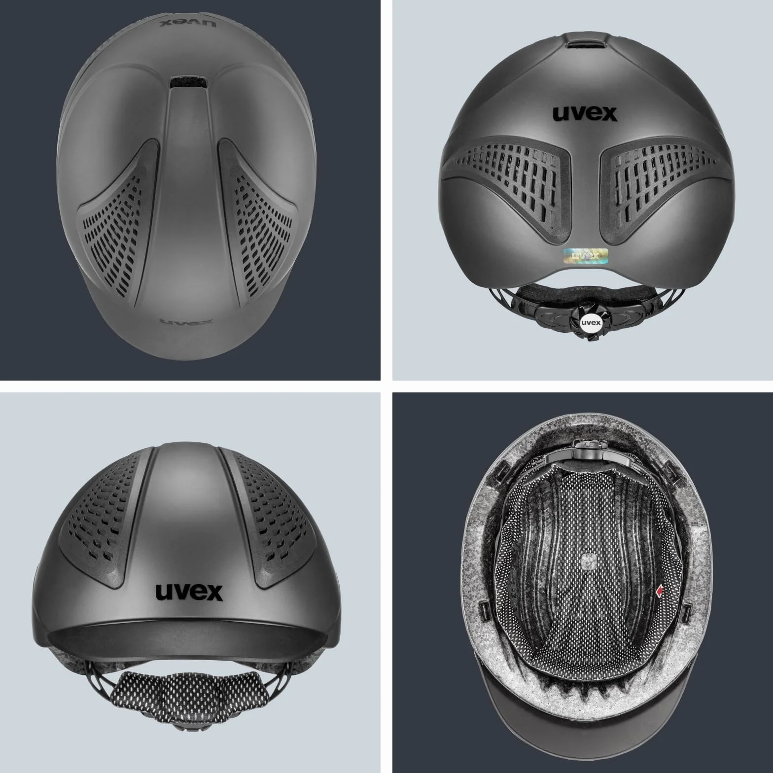 uvex exxential III Casque d'équitation léger Ajustement Individuel
