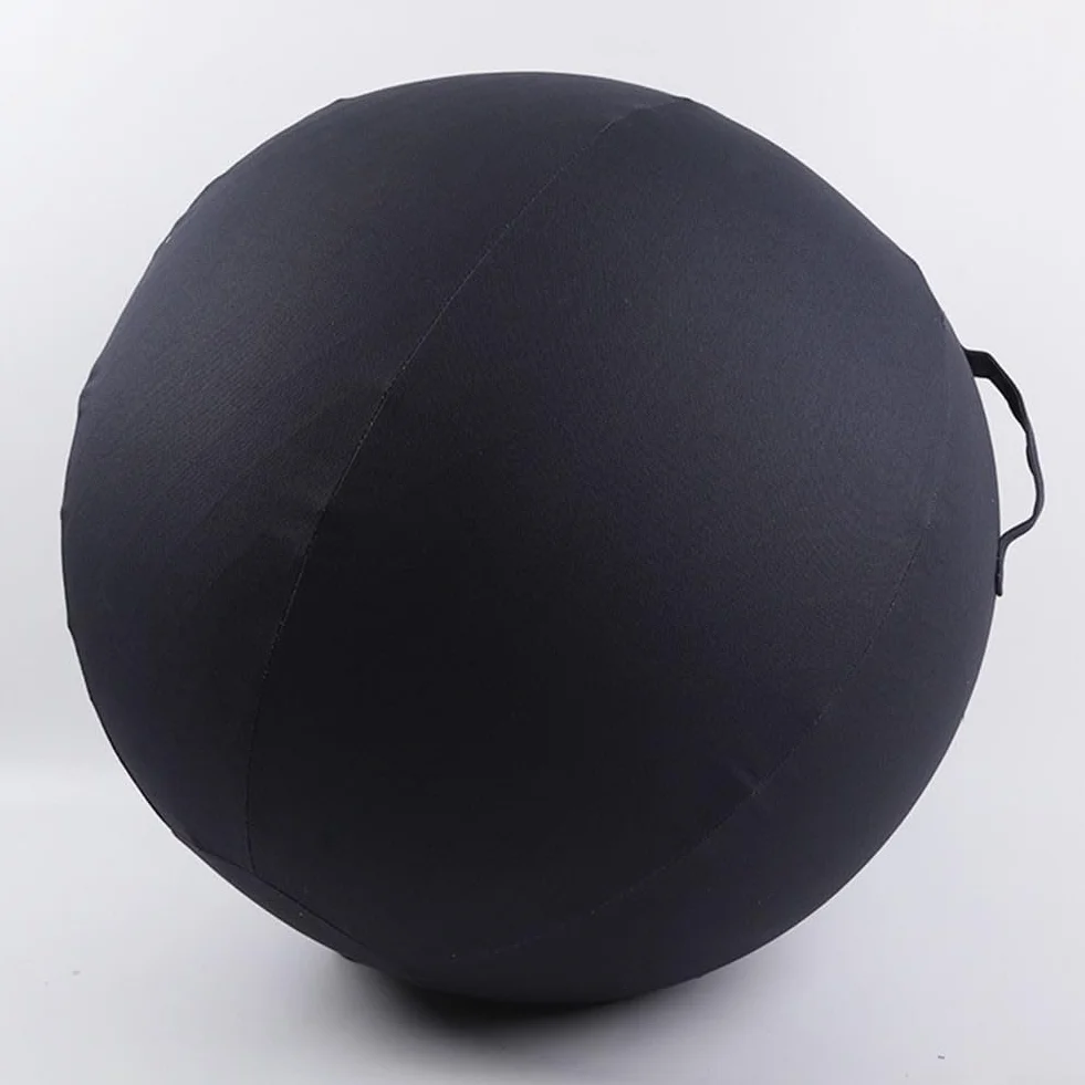 Housse de protection pour ballon de yoga 65 cm avec poignée de transport pliable en coton respirant
