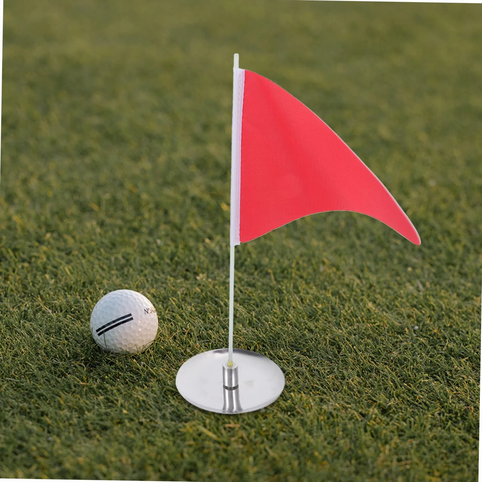 Ensemble Drapeau De Golf Portable Avec Tasse De Trou - Accessoires De Pratique De Golf Léger Et Compact Pour Améliorer La Précision De Putting