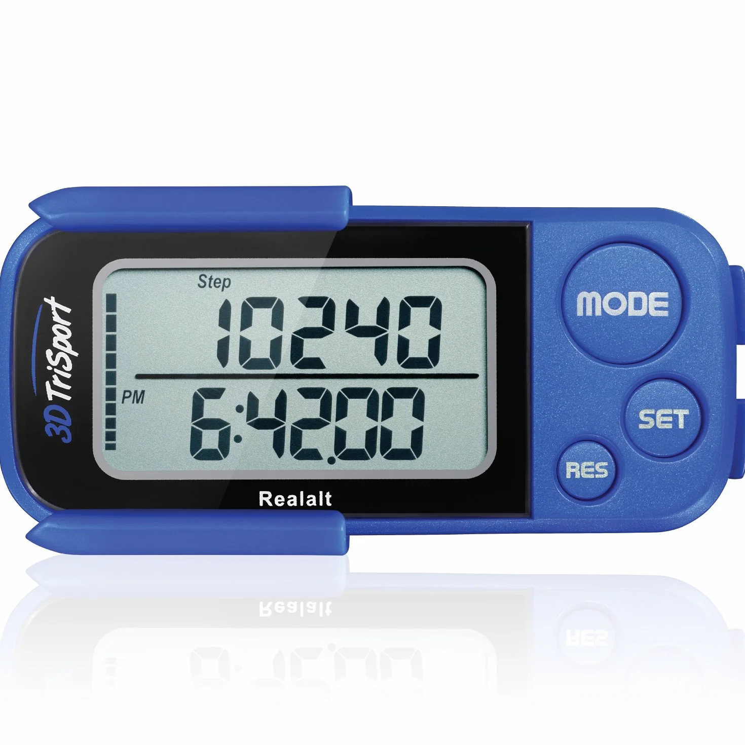 Realalt 3DTriSport Podomètre 3D précis Portable avec Clip et Sangle