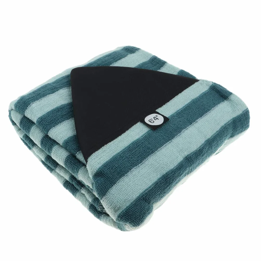 Housse de Protection pour Planche de Surf 6.4ft Polyester Vert Sac de Rangement