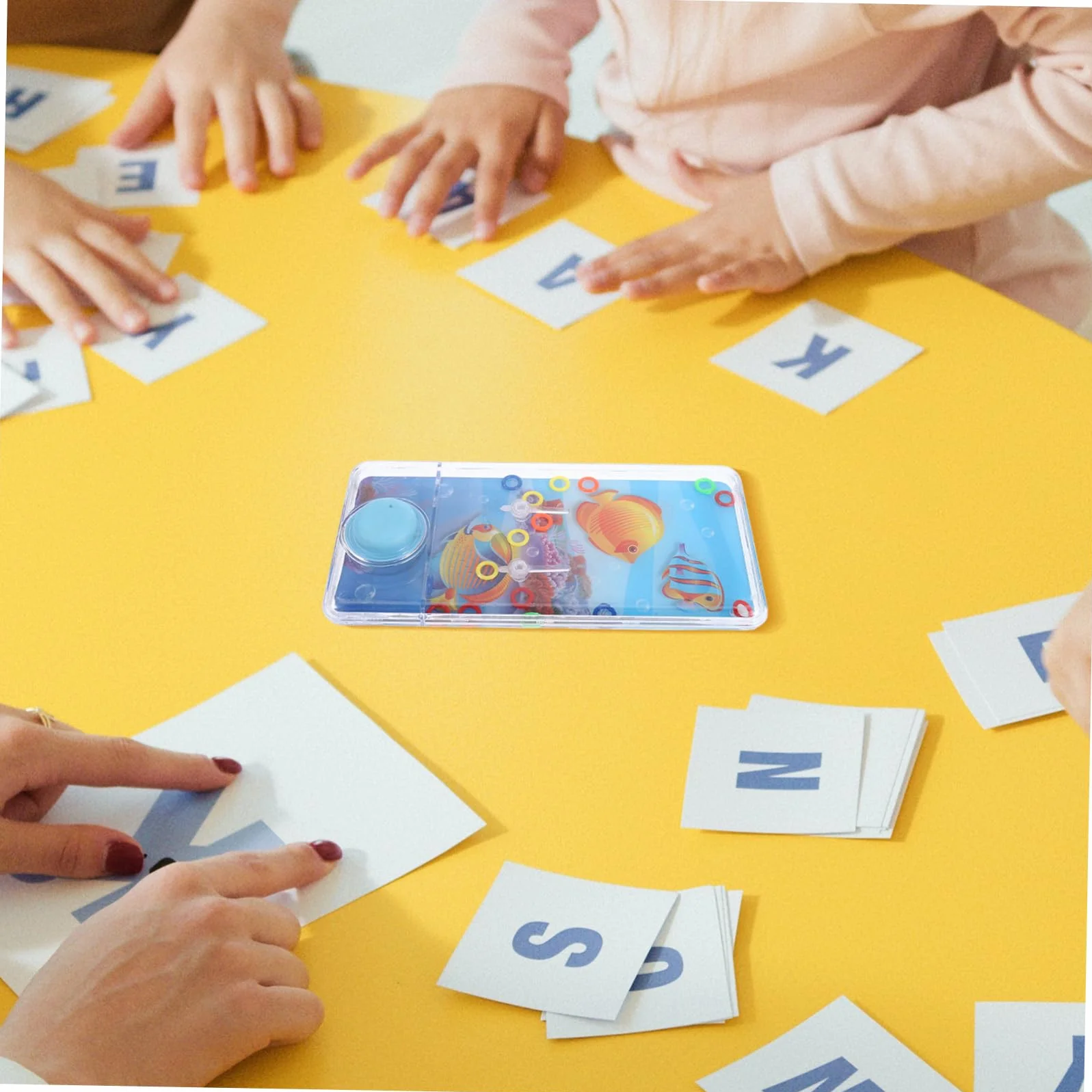 BESPORTBLE 2 Pièces Jeux Eau Anneaux pour Garçon Fille Intellectuels Amusants Jeu Adresse Aquatique Portable