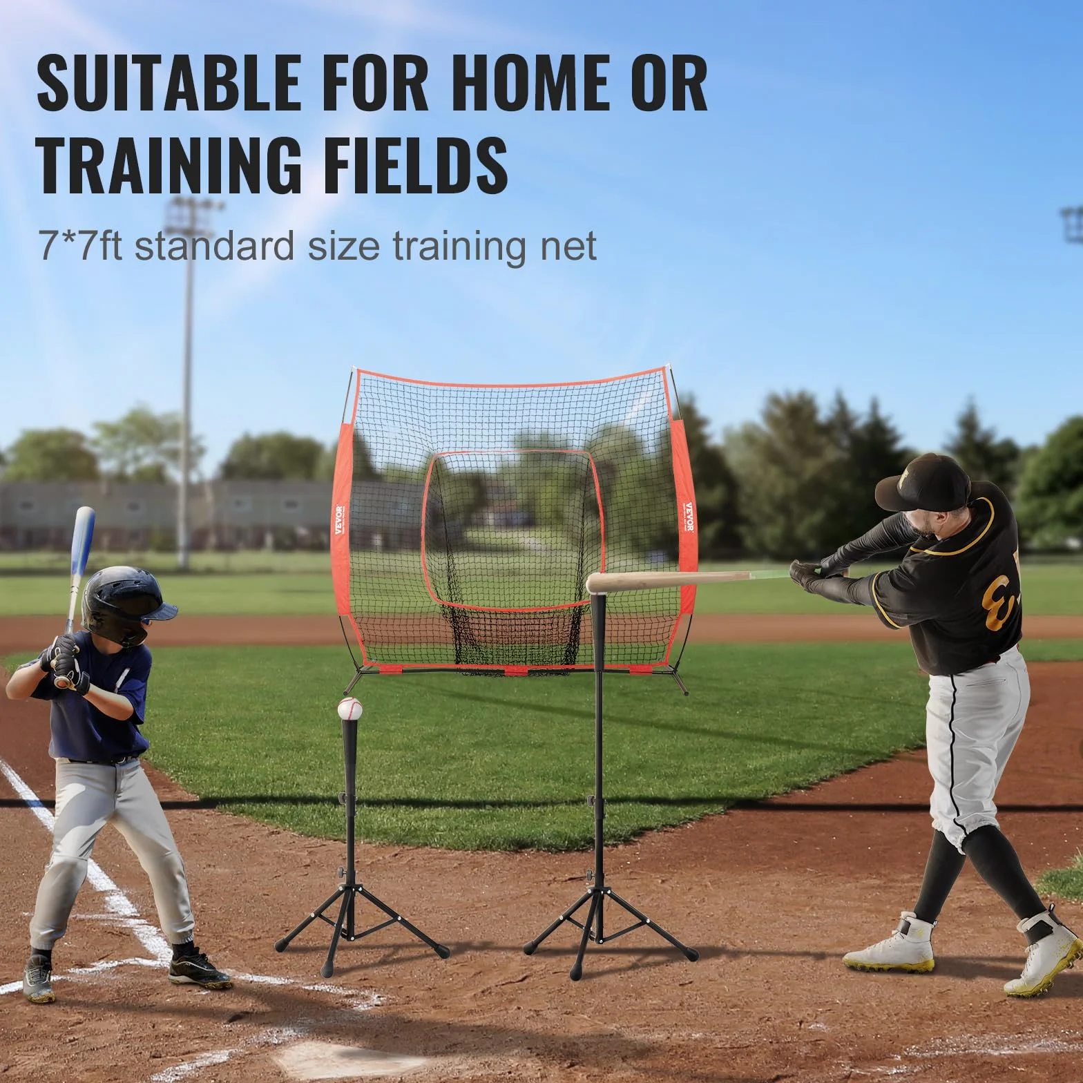 VEVOR Filet d'Entraînement de Baseball et Softball Billfold Mixte
