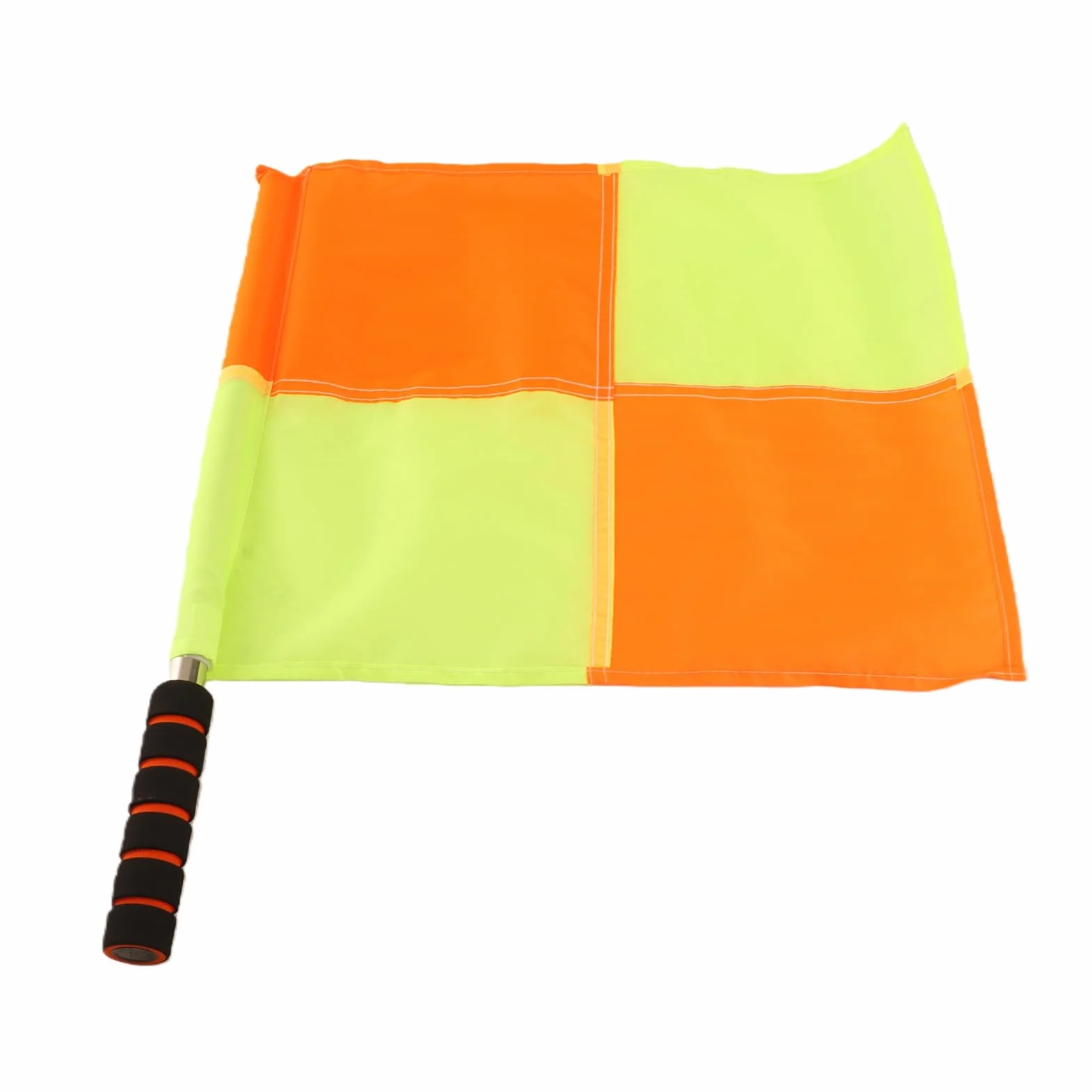 Akozon Drapeaux de Football Arbitre 2PCS Juge de Ligne avec Sac de Rangement