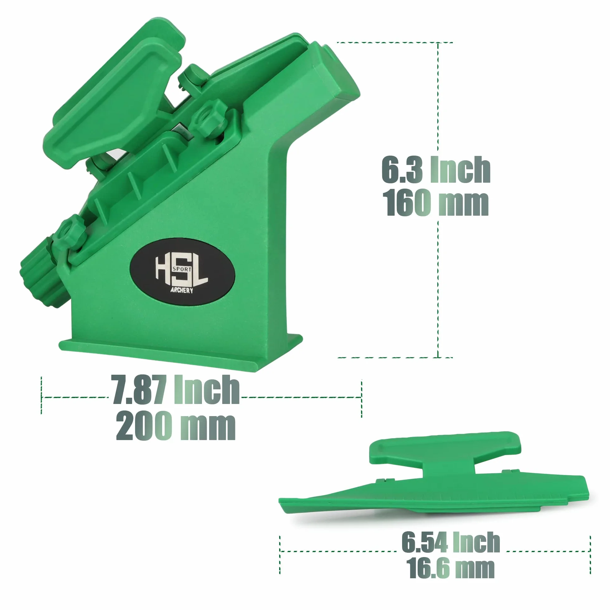 Archery Fletching Jig avec pinces hélicoïdales droites, outil d'autocollant pour flèches arc et arbalète