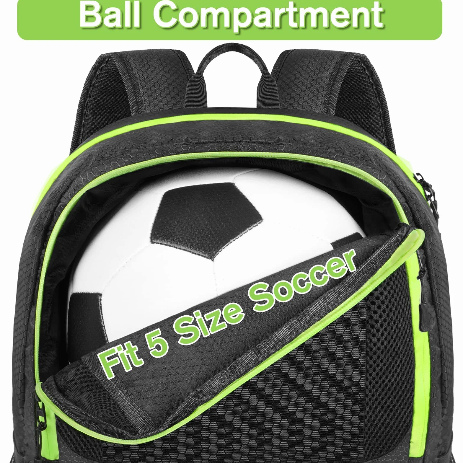 YOREPEK Sac à Dos de Football Étanche avec Compartiment Chaussures