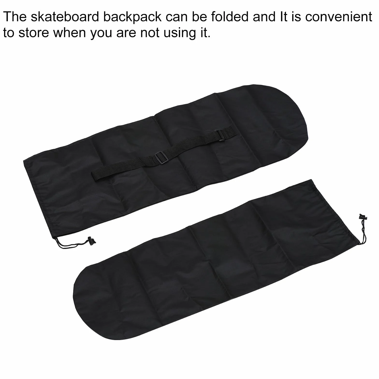 PATIKIL 34.6"x12.5" Skateboard Sac à Dos Imperméable Portable avec Sangle Épaule