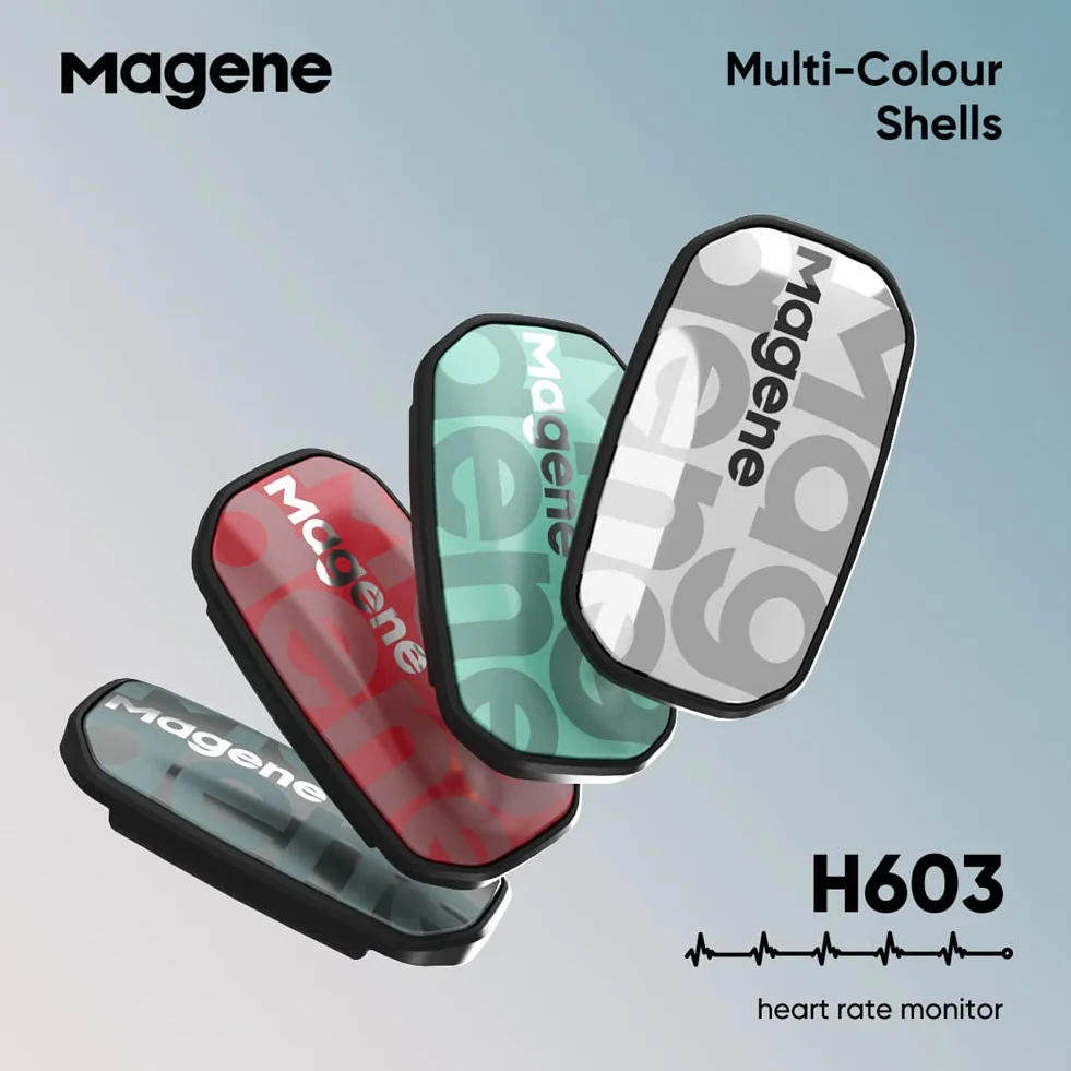 Magene H603 Cardiofréquencemètre Sangle pectorale IP67 Étanche Bluetooth 4.2 Ant+