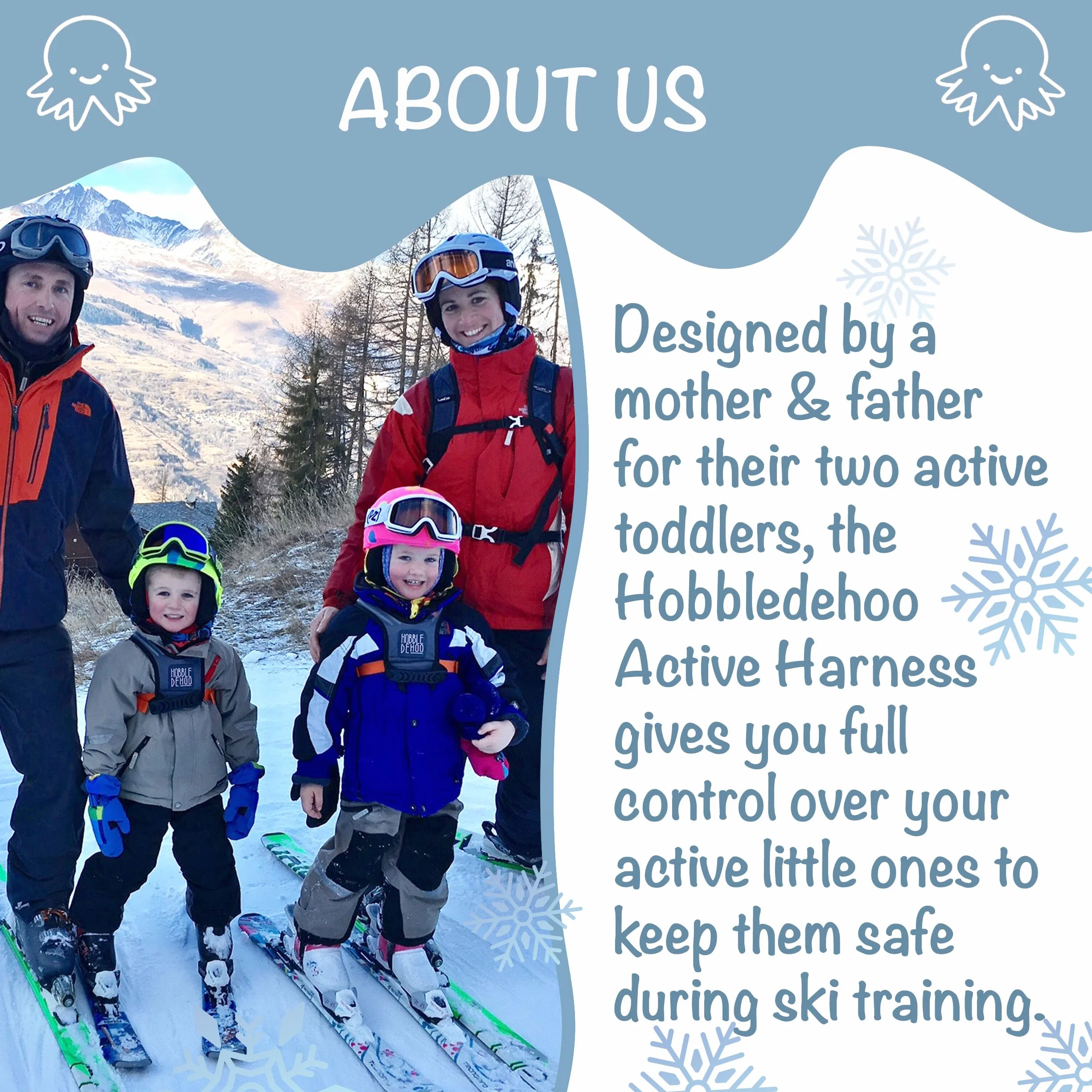 Harnais de ski pour enfants - Harnais d'entraînement de ski et snowboard