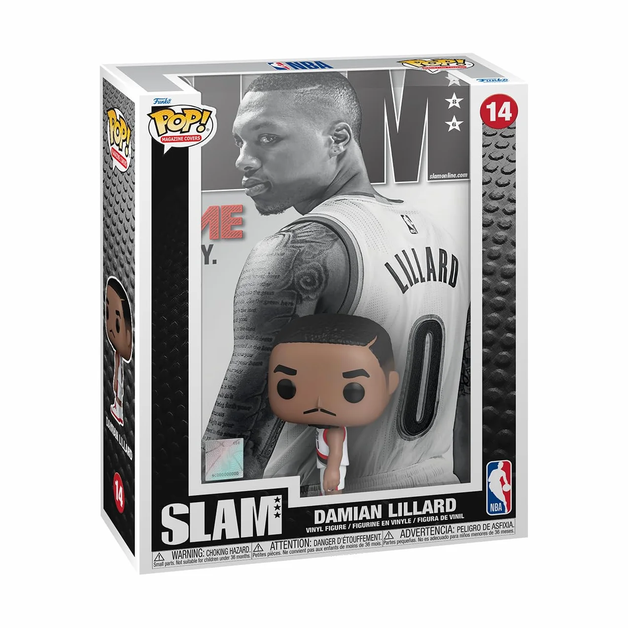 Funko Pop! NBA Cover: Slam Damian Lillard Figurine en Vinyle à Collectionner