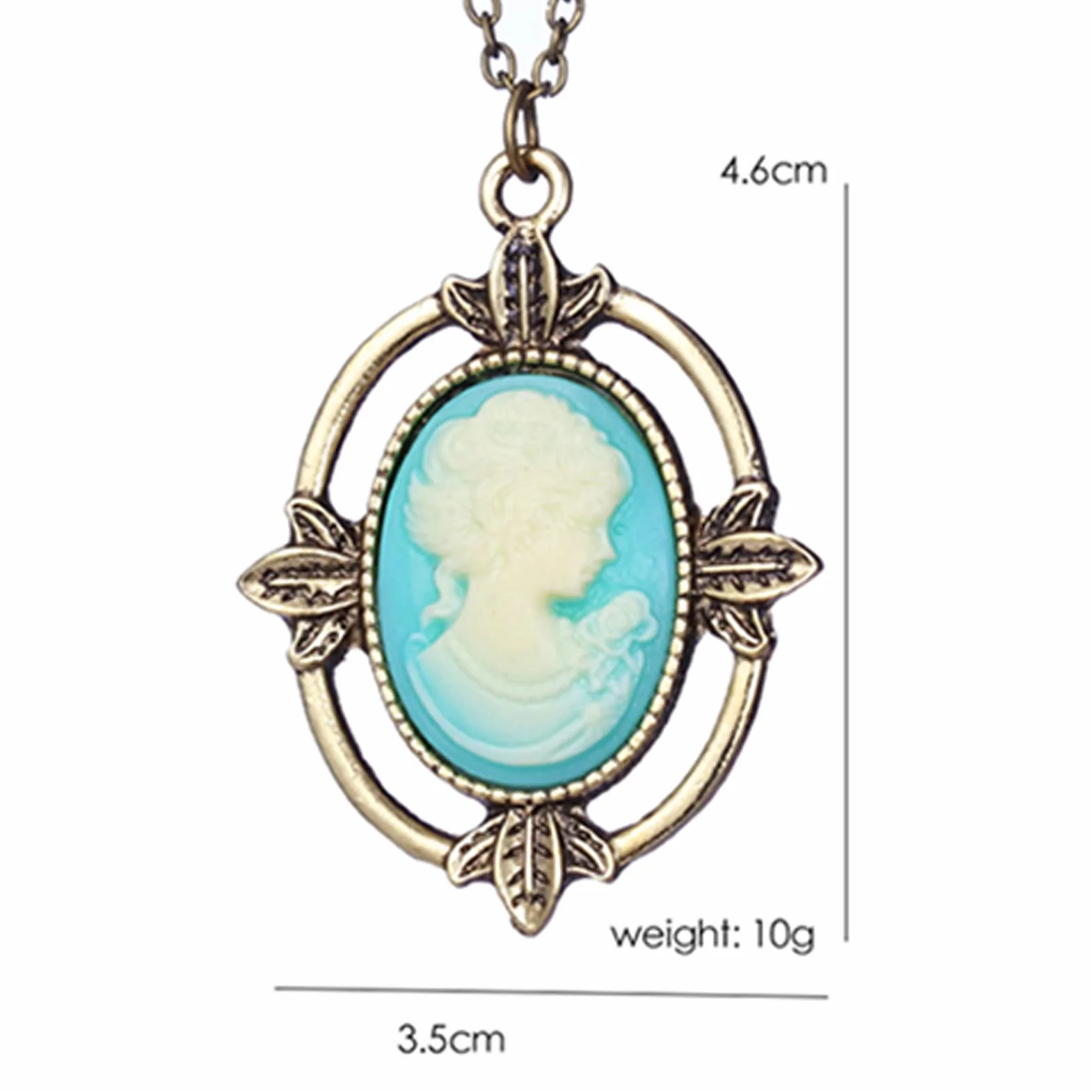 Lot de 21 colliers pendentif tête de vampire en bronze pour cosplay, Zinc