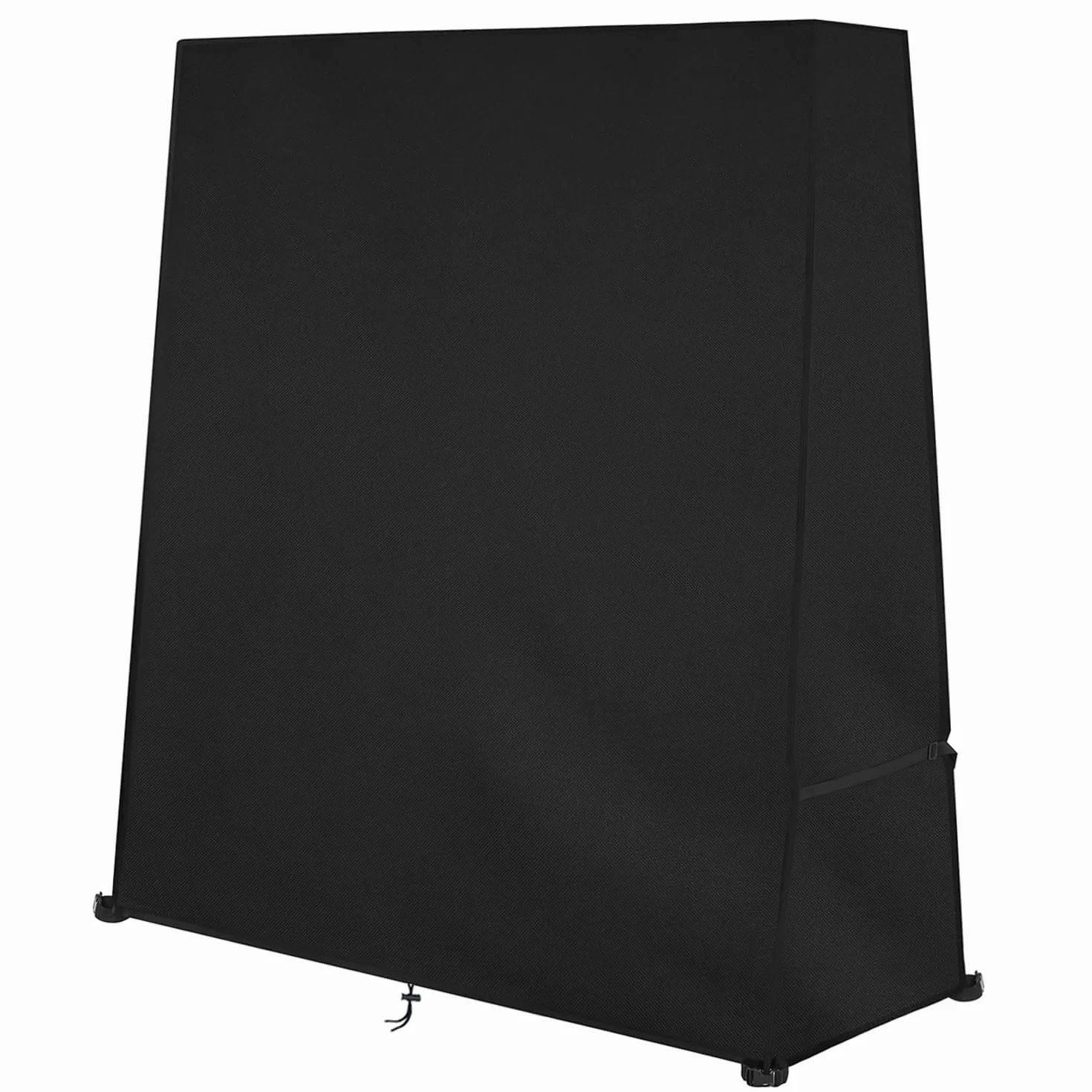 Dokon Housse de Protection Table de Ping Pong Exterieur Imperméable Tissu Oxford 420D 165x70x185cm Noir