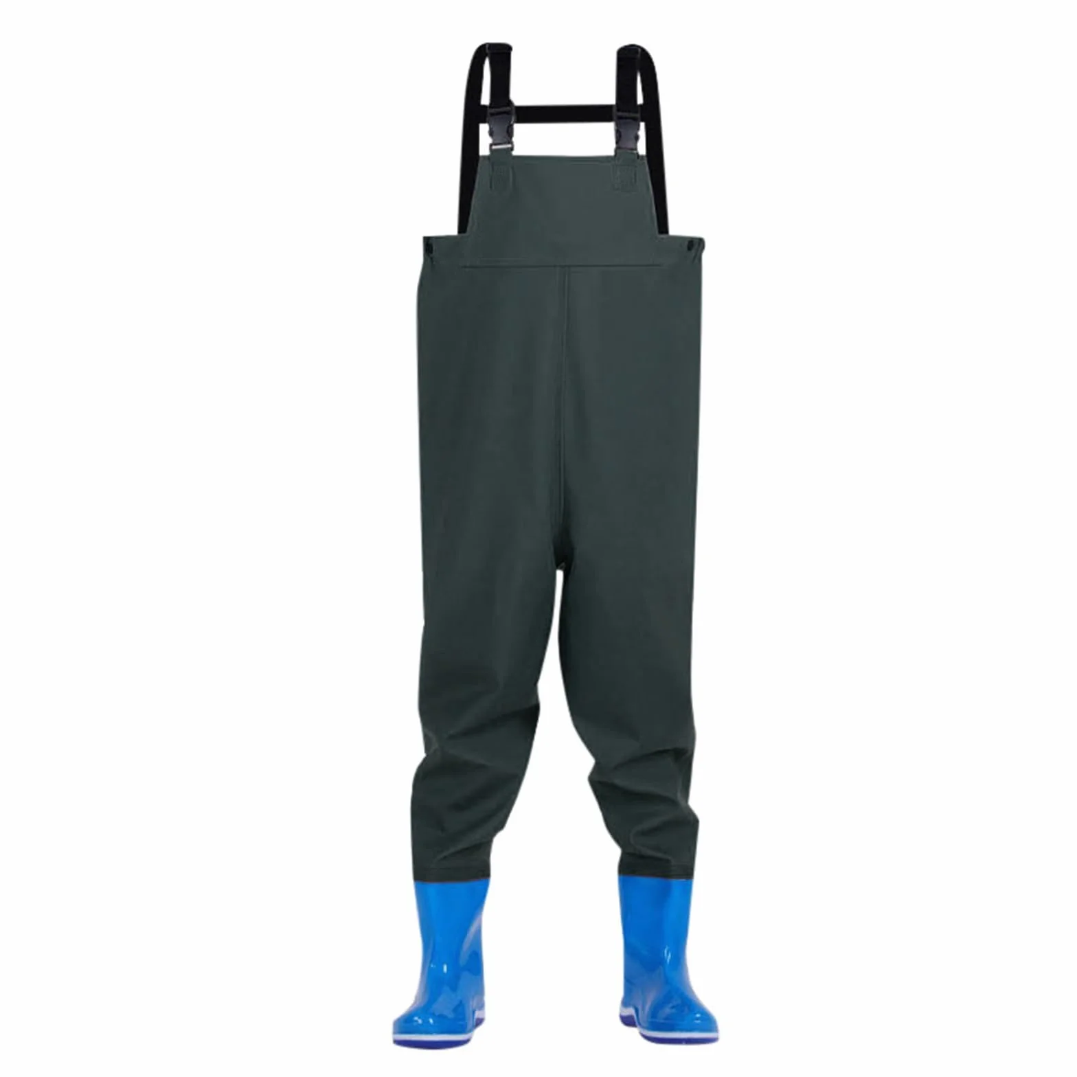 Waders Pêche Enfants Cuissardes Imperméables Chasse Bottes Unisexe Étanches Poche