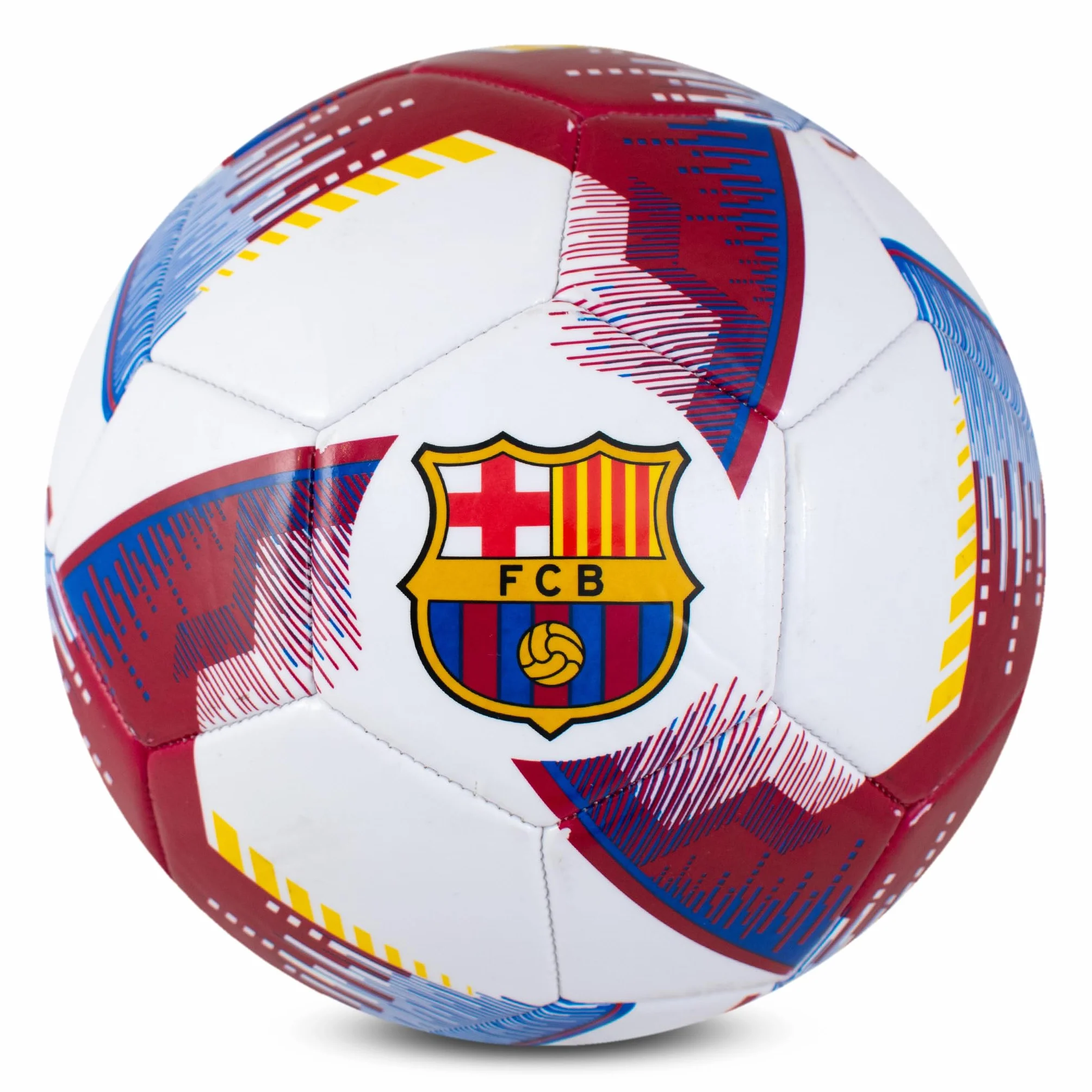 FC Barcelone Ballon de Football Taille 5 Design Blitz Hy-Pro