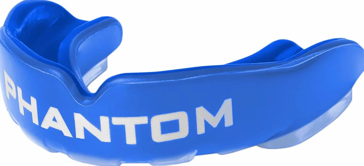 Phantom Mouthguard APEX Protège-dents Adultes Boil & Bite Sports Combat MMA Boxe Muay Thai Bleu