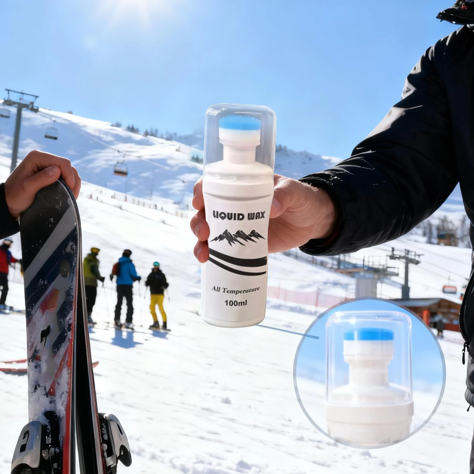 Lubrifiant Pour Ski Fart De Ski 100 Ml - Accessoire De Sports D'hiver Pour Glisse Sans Effort