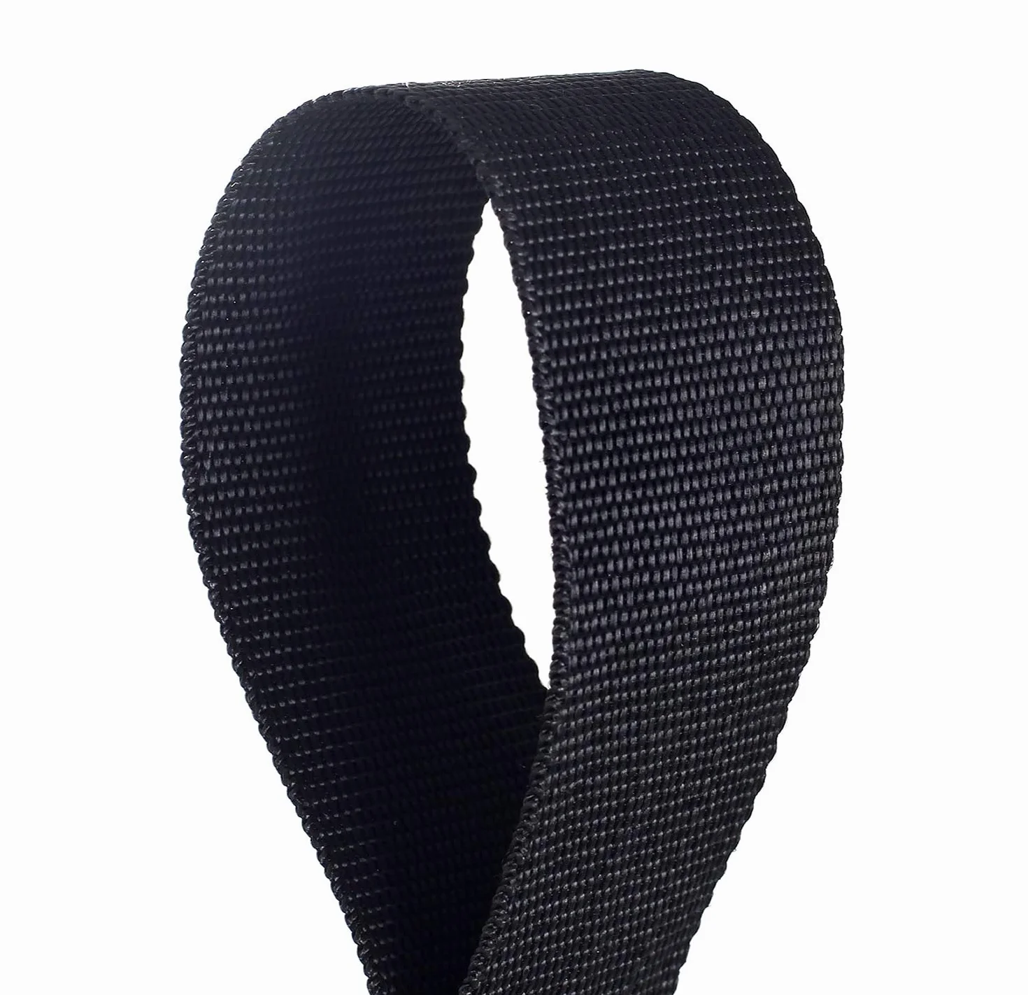 Sangle en Polypropylène 50 m x 50 mm épaisseur 1,4 mm Noir pour Sacs Sacs à Dos Élingues Harnais Bagages DIY