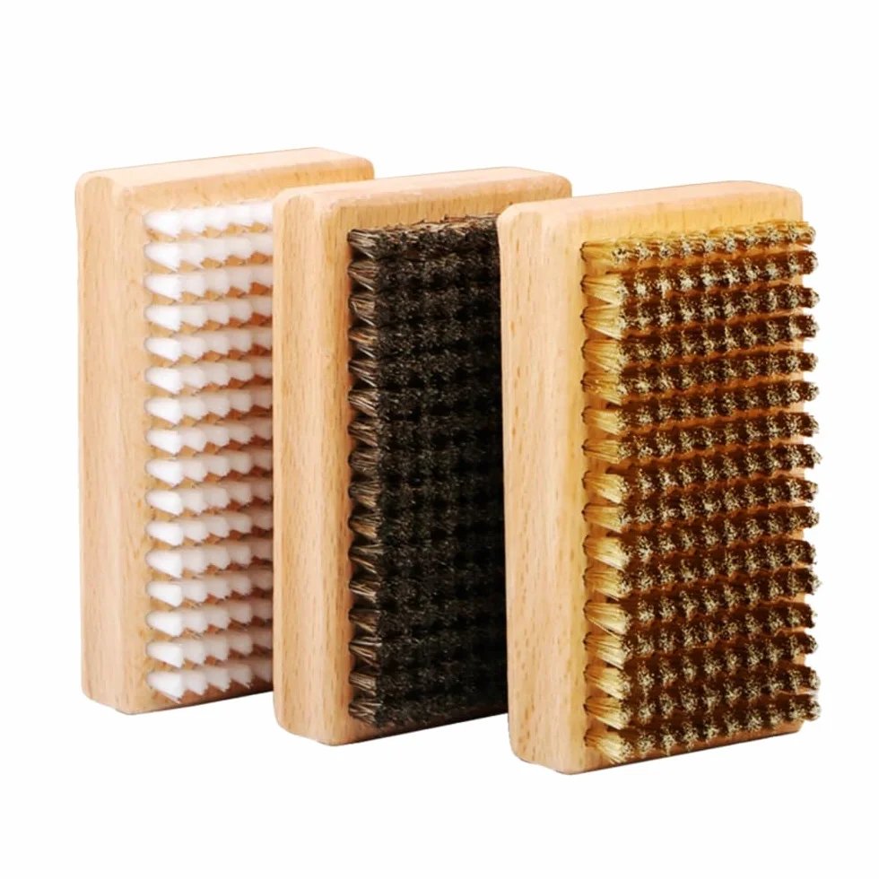 DONGKER Kit de Brosses à Cire pour Snowboard, 3 Pièces Brosse à Cire Ski avec Nylon/Laiton/CRIN de Cheval