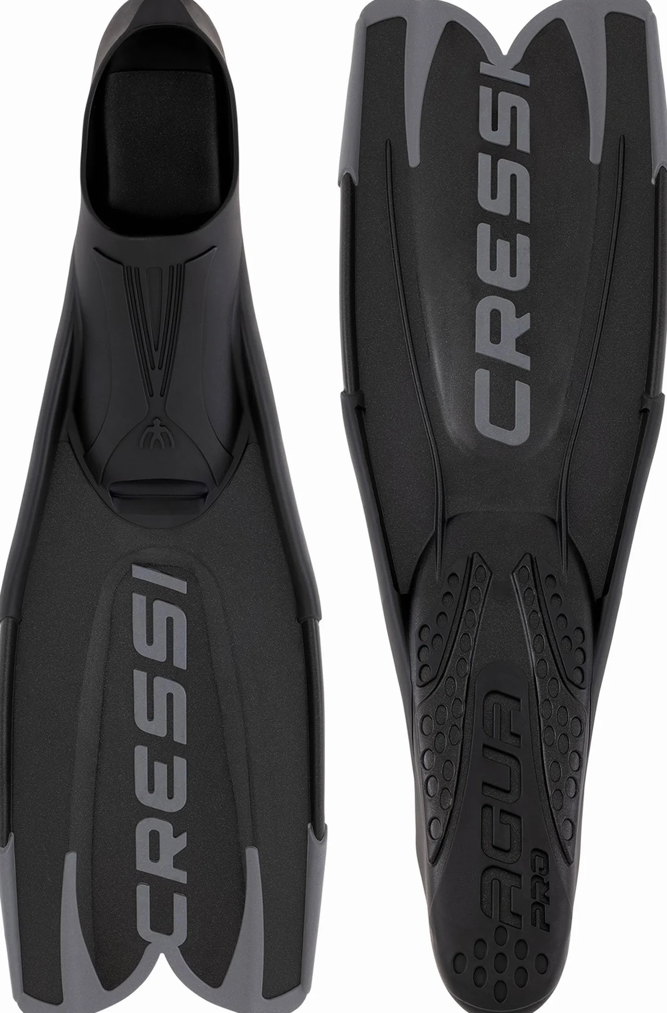 CRESSI Agua Pro Fins Palme Chaussante Plongée Snorkeling Apnée Natation Eau Libre