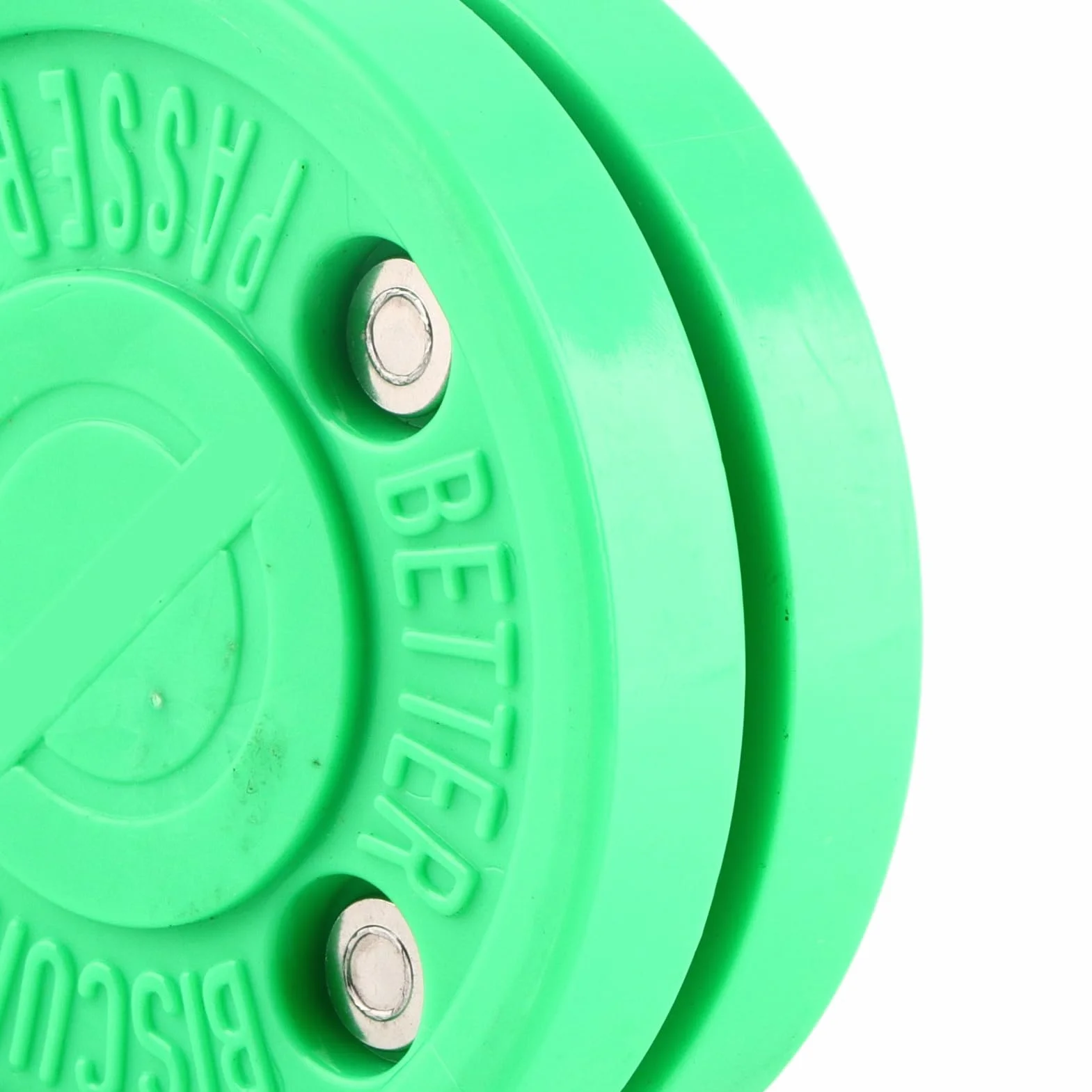 Puck de Hockey Polyoxyméthylène Green pour Entraînement Quotidien Accessoires de Table de Jeu