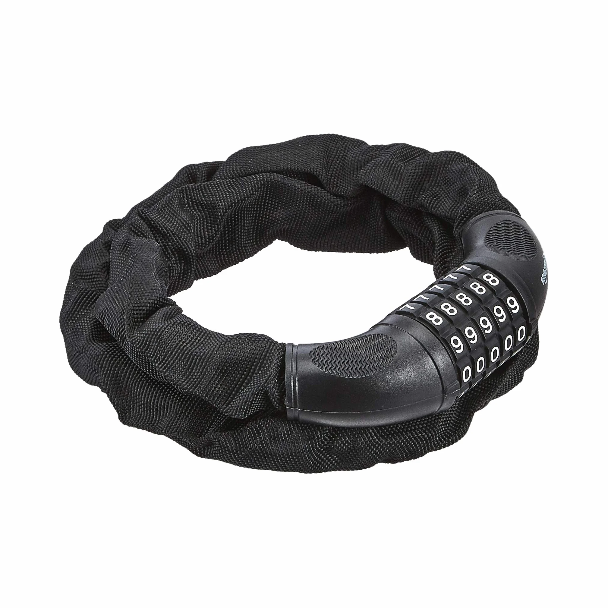 Amazonbasics Anti-vol de vélo chaîne cadenas combinaison 5 chiffres 97,2 cm Noir