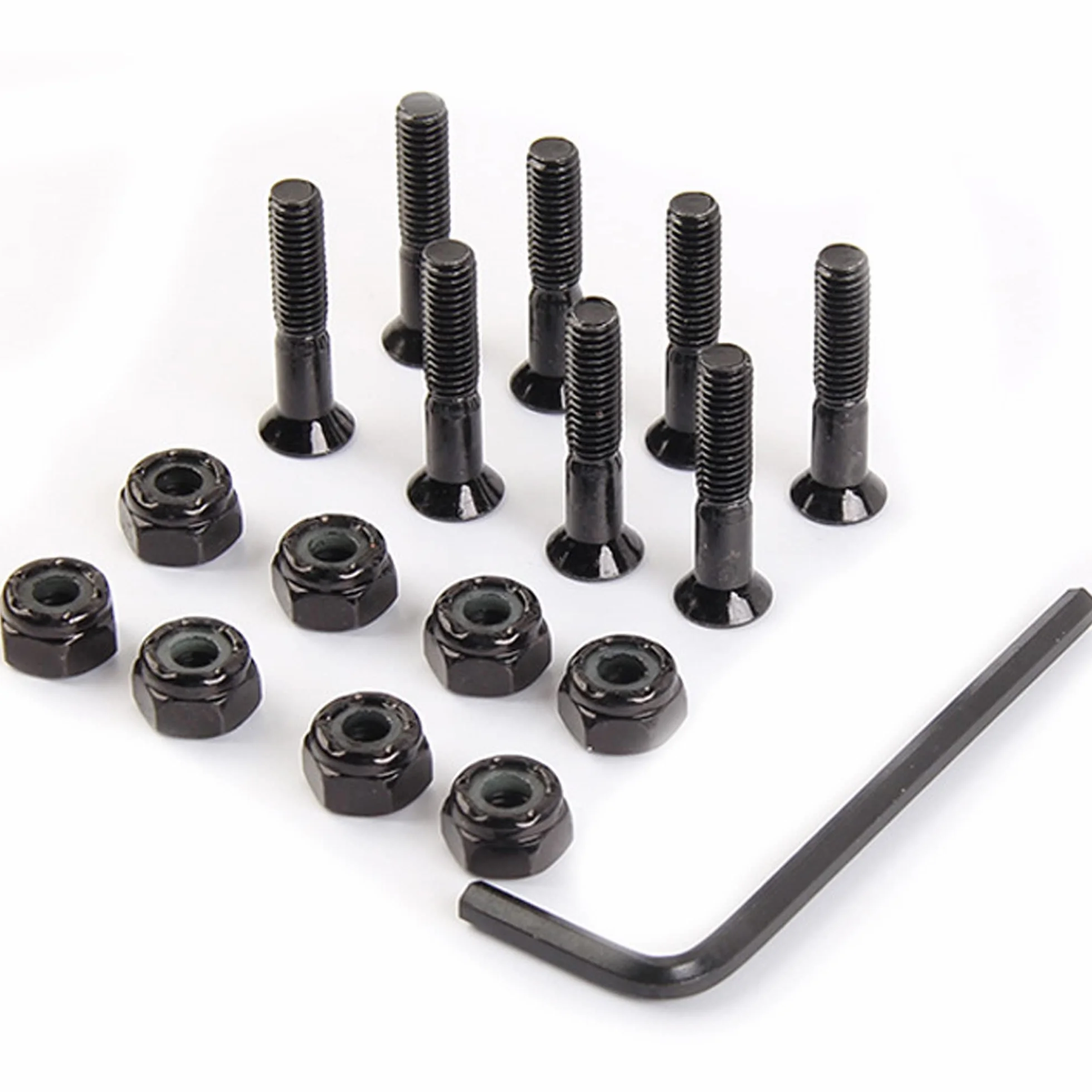Vis de Planche à Roulettes 50mm Boulon de Fixation pour Skateboard Longboard Réparation