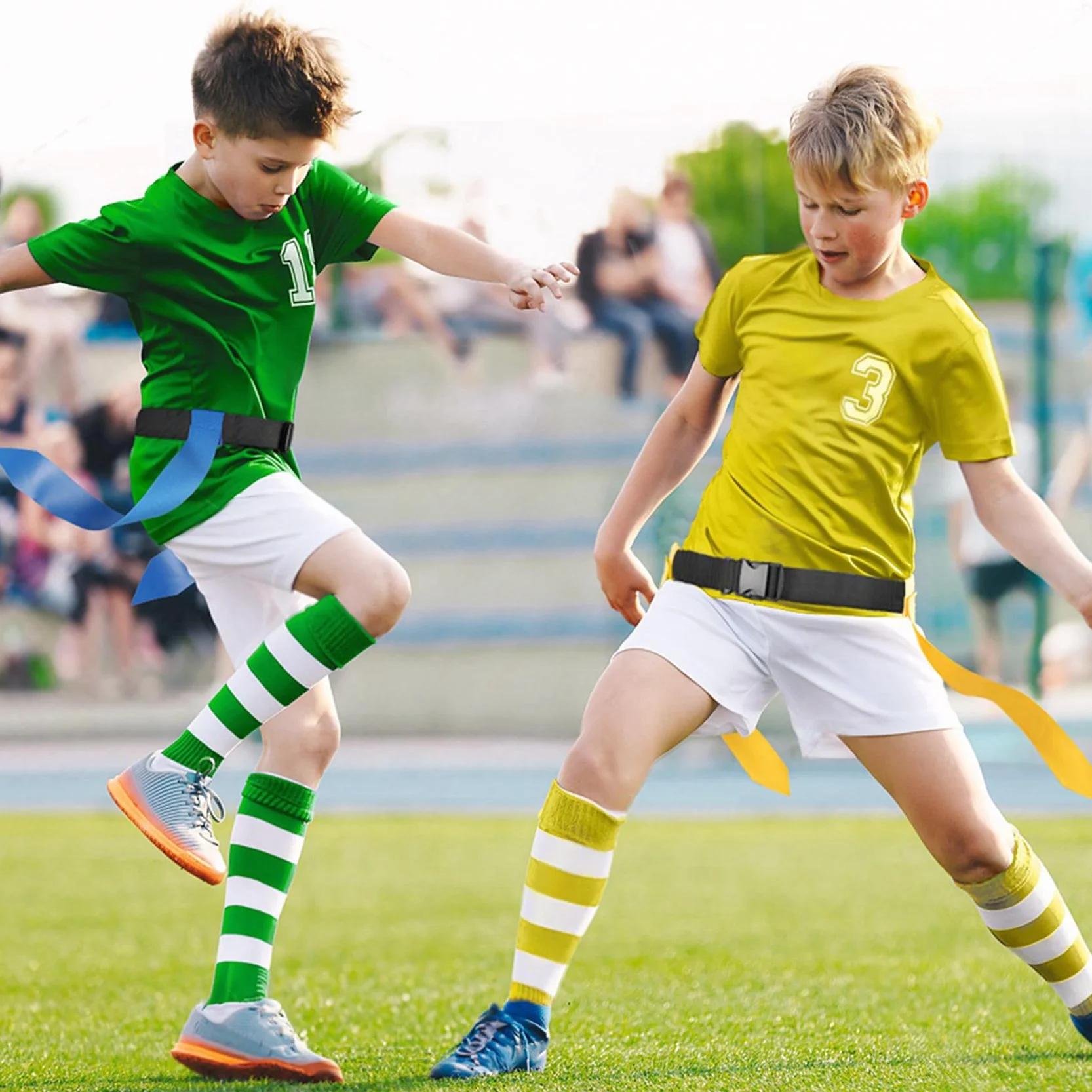 Ceintures de Flag Football, Ensemble Réglable pour 28 Joueurs
