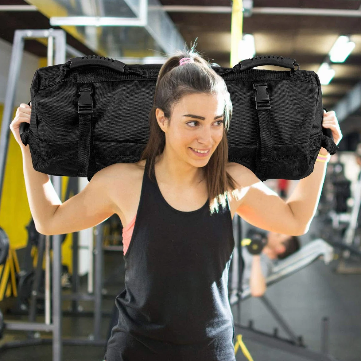COSTWAY Sac de Sable d'Entraînement 18 kg 23x23x60 cm