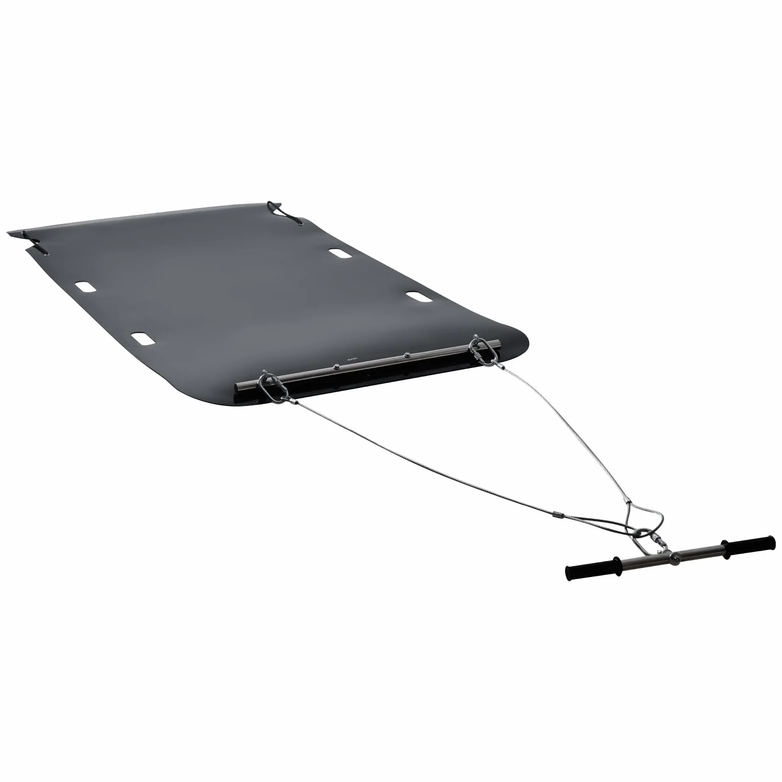 VEVOR Traîneau à Cerfs 230x117,5 cm PEHD 680 kg Traction Manuelle VTT UTV Tracteur