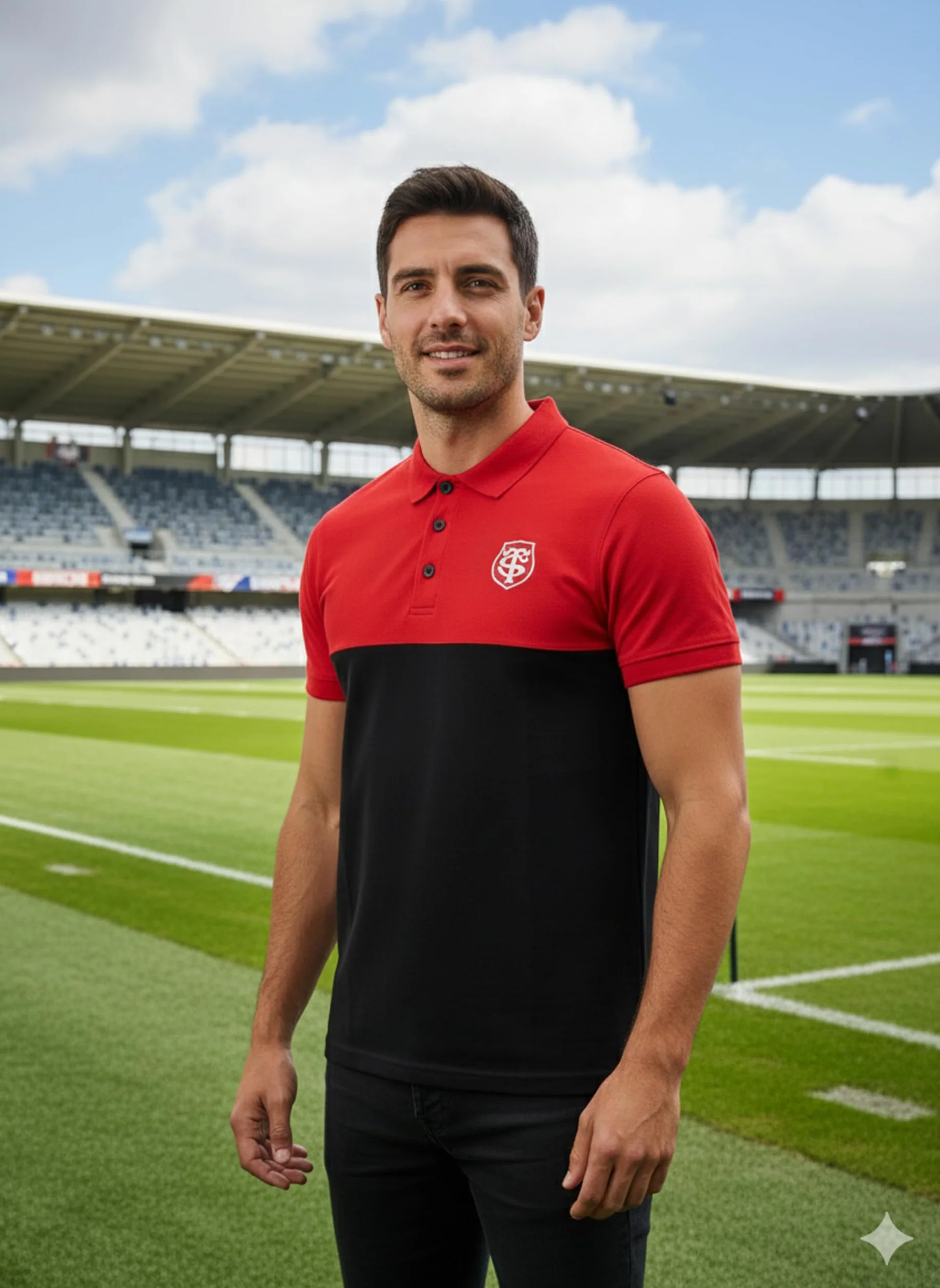 Polo STADE TOULOUSAIN Collection Officielle Rugby Toulouse