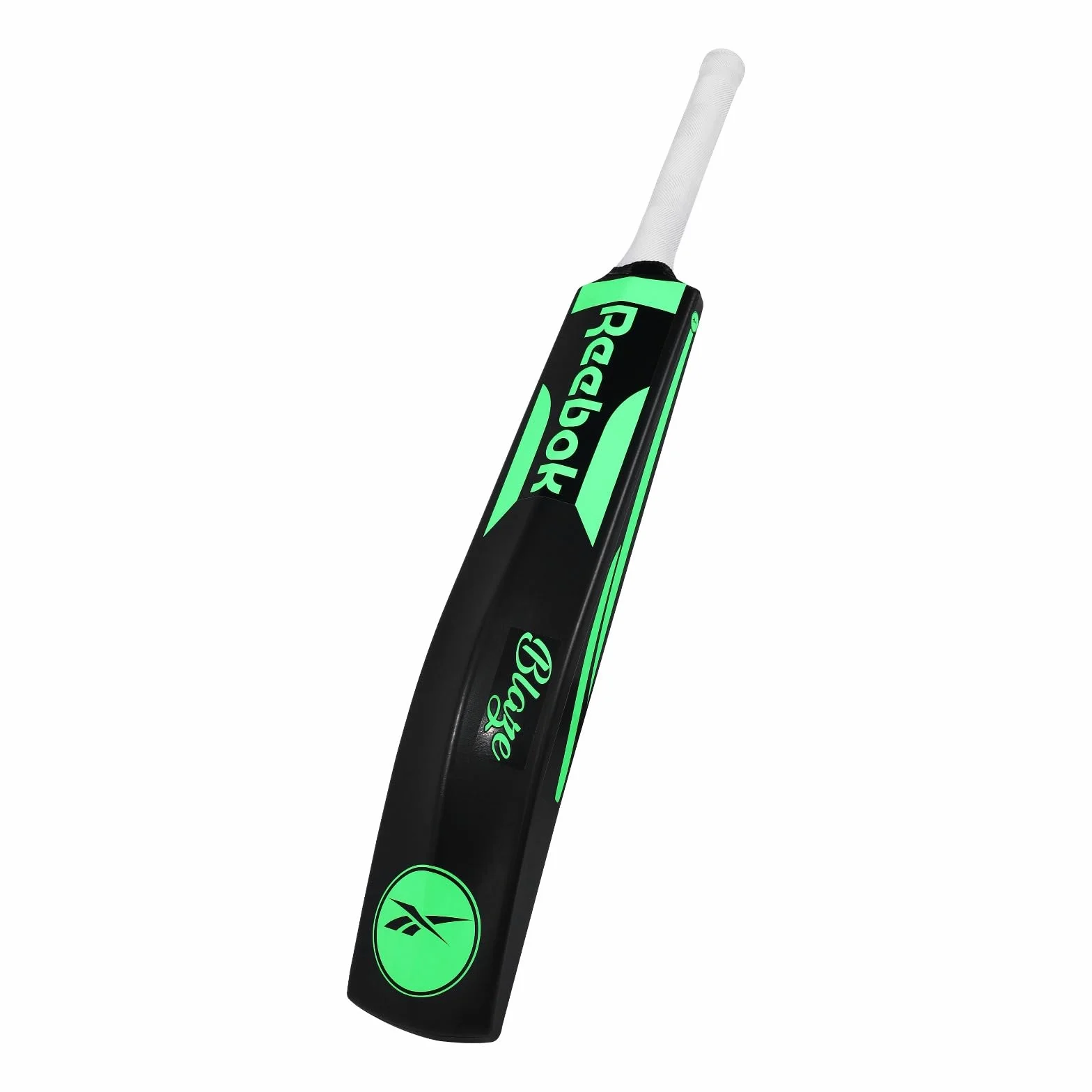 Reebok Blaze Batte de cricket en plastique 86,4 x 11,4 cm PVC léger design durable vert