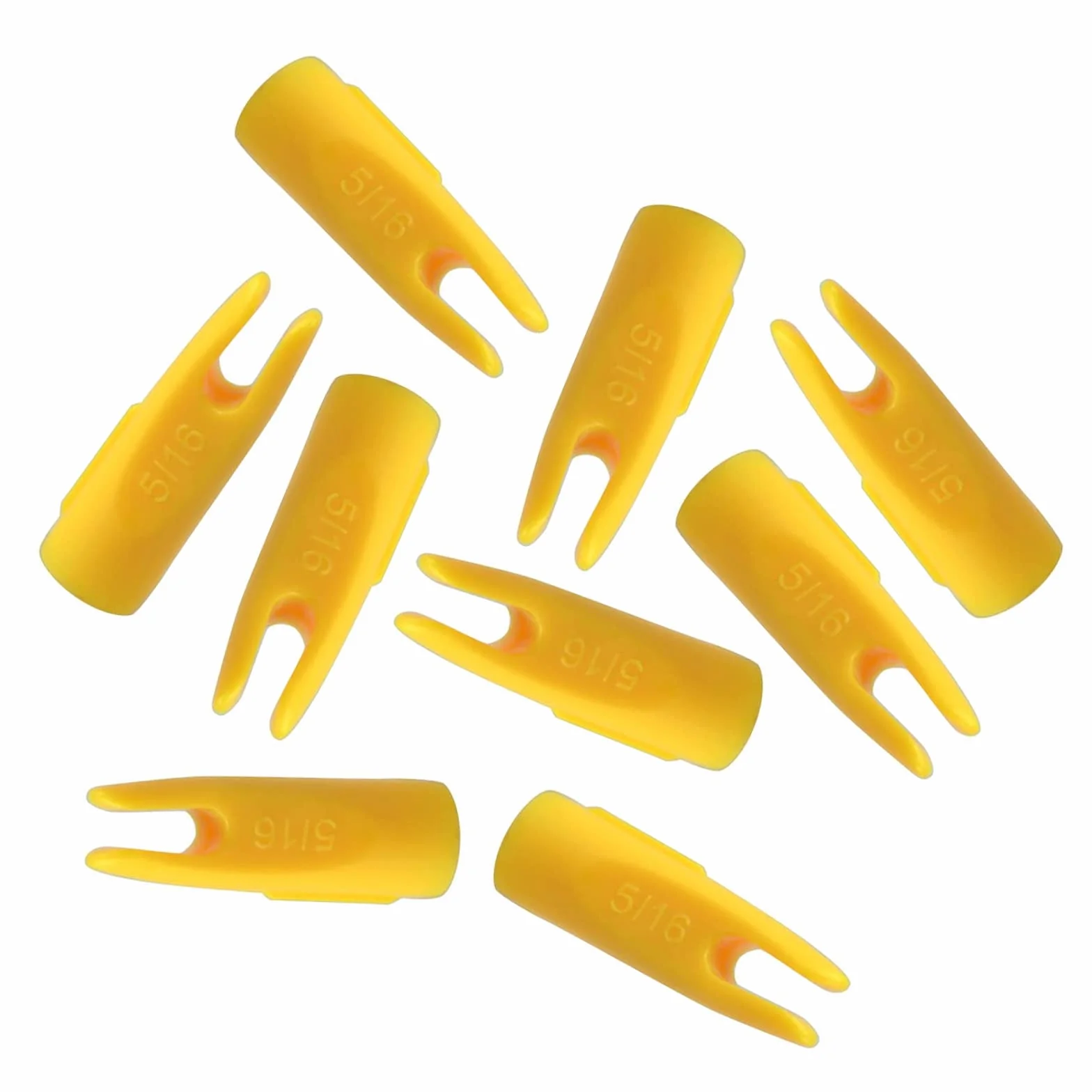 Encoches de flèche de tir à l'arc 5/16" Plastique Remplacement Queue de flèche Accessoires 50pcs
