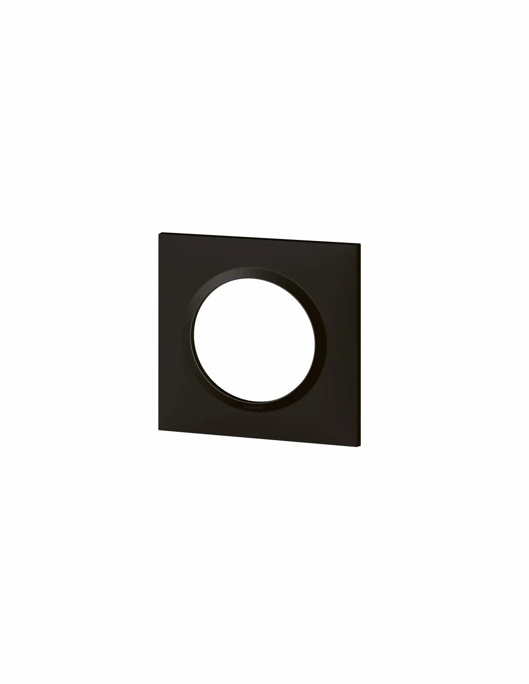 Legrand Plaque dooxie Carrée de Finition 1 Poste Noir Velours