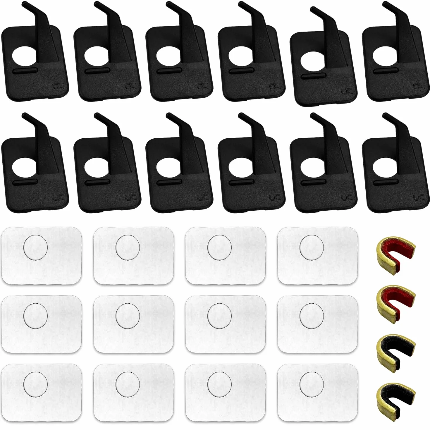 Tir à l'arc Repos avec Flèche Repose-Flèche en Plastique Noir Accessoire Main Droite 12 Pièces