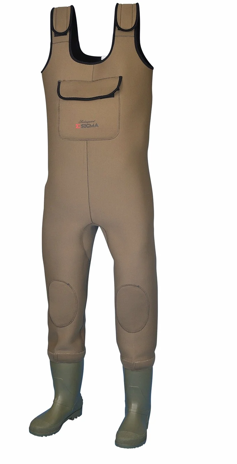 Shakespeare Sigma Wader néoprène imperméable avec bottes semelle crampons