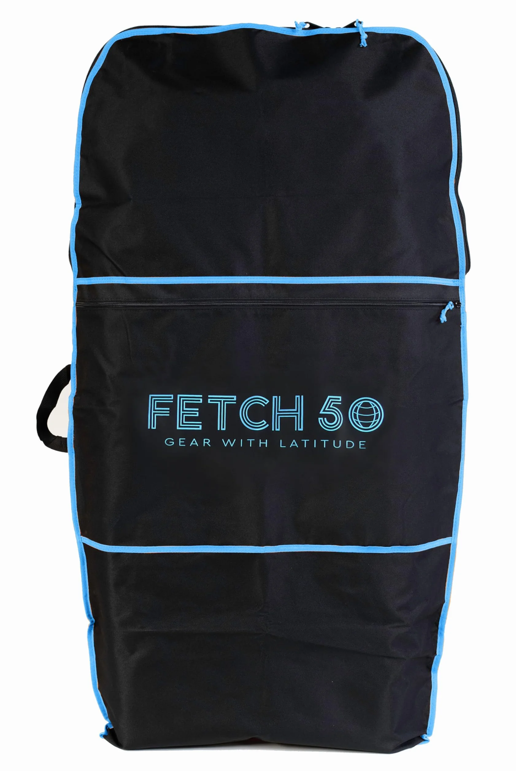 Sac de Bodyboard Double Nova avec Sangles de Sac à Dos, Polyester Résistant, Noir