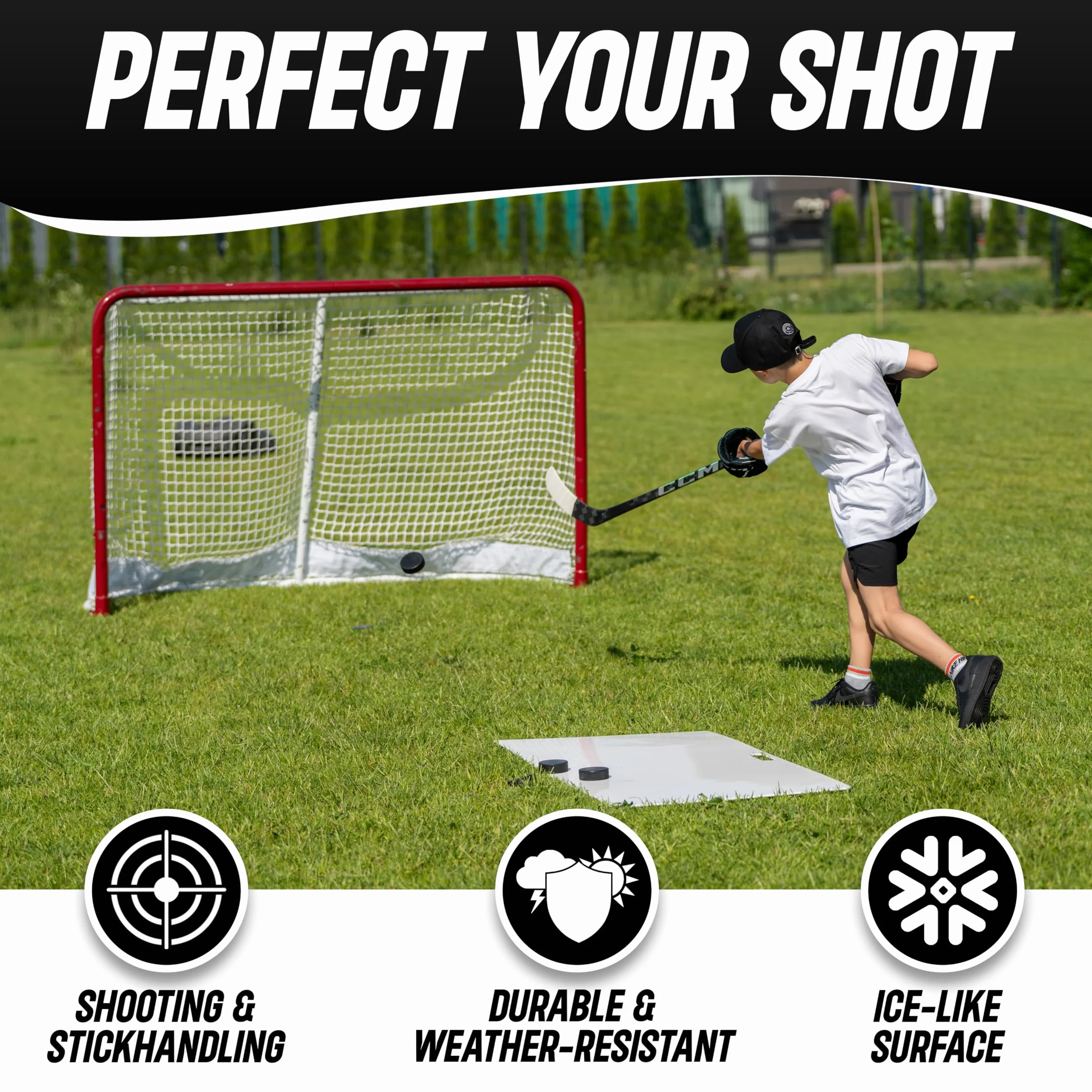 Better Hockey Extreme Shooting Pad 120 x 60 cm Tapis de tir hockey pro