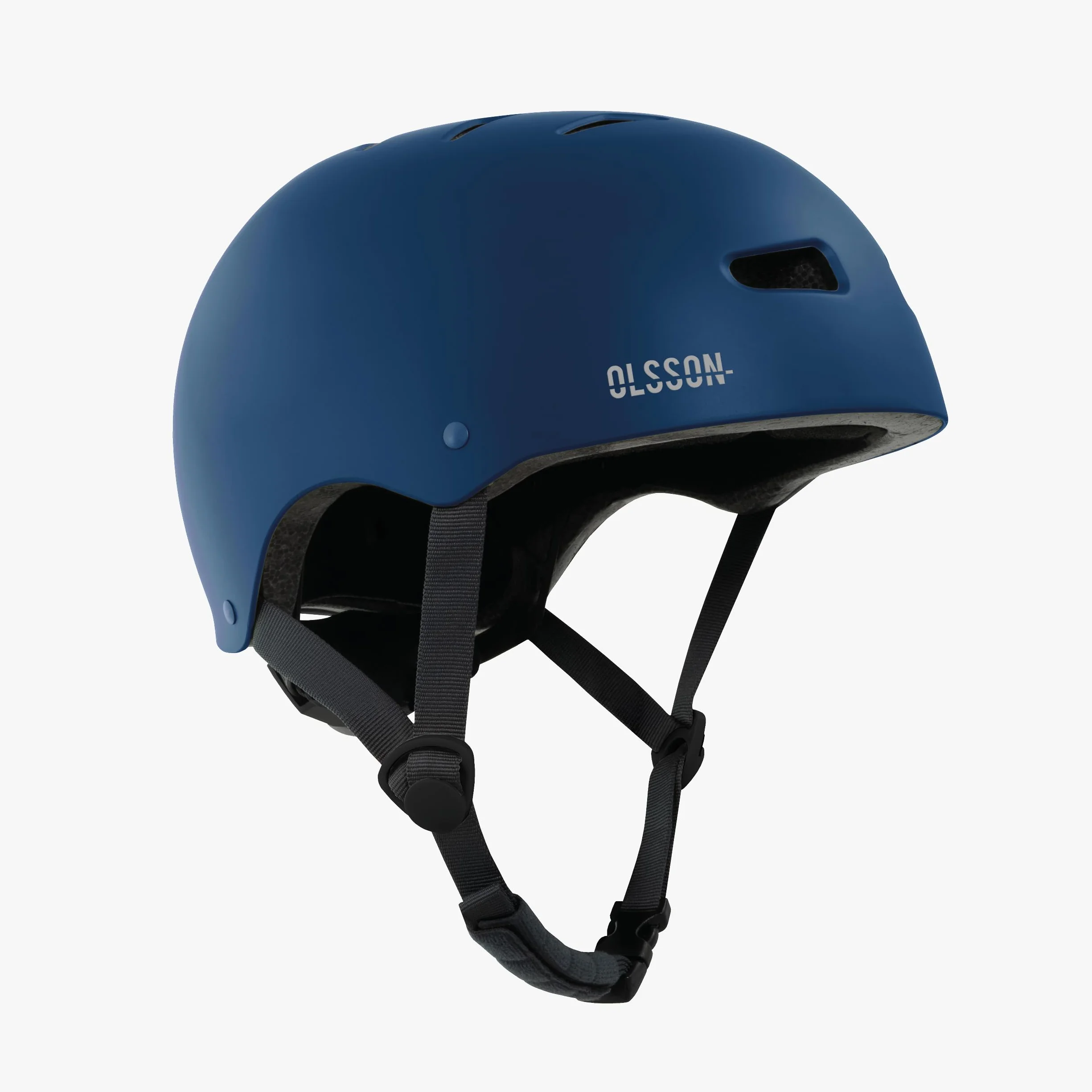 OLSSON Casque Urban Rider réglable résistant aux chocs 360° homologué Bleu S 54-58 cm