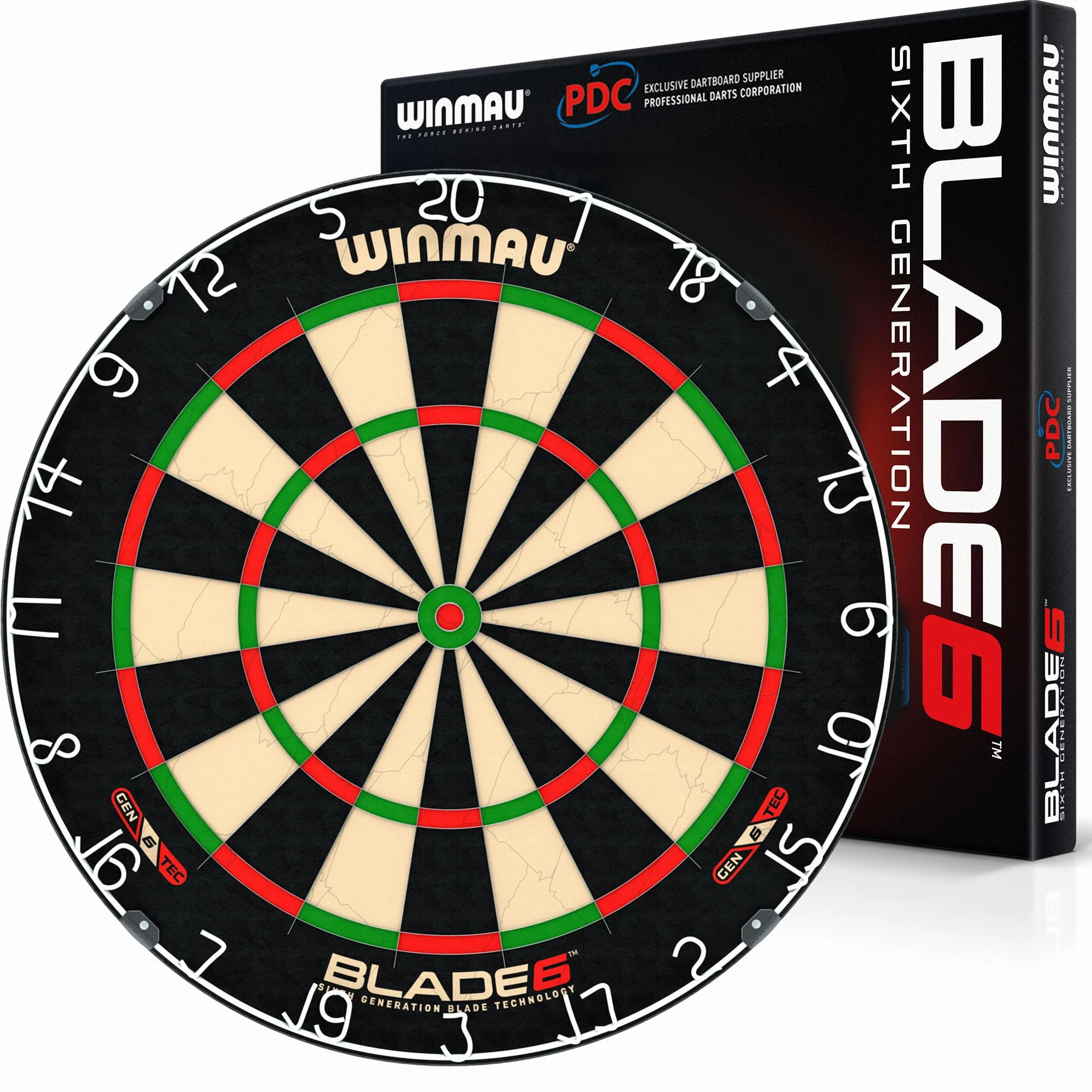 WINMAU Blade 6 360 Cible de fléchettes steeldart Professionnelle homologuée Tournoi PDC