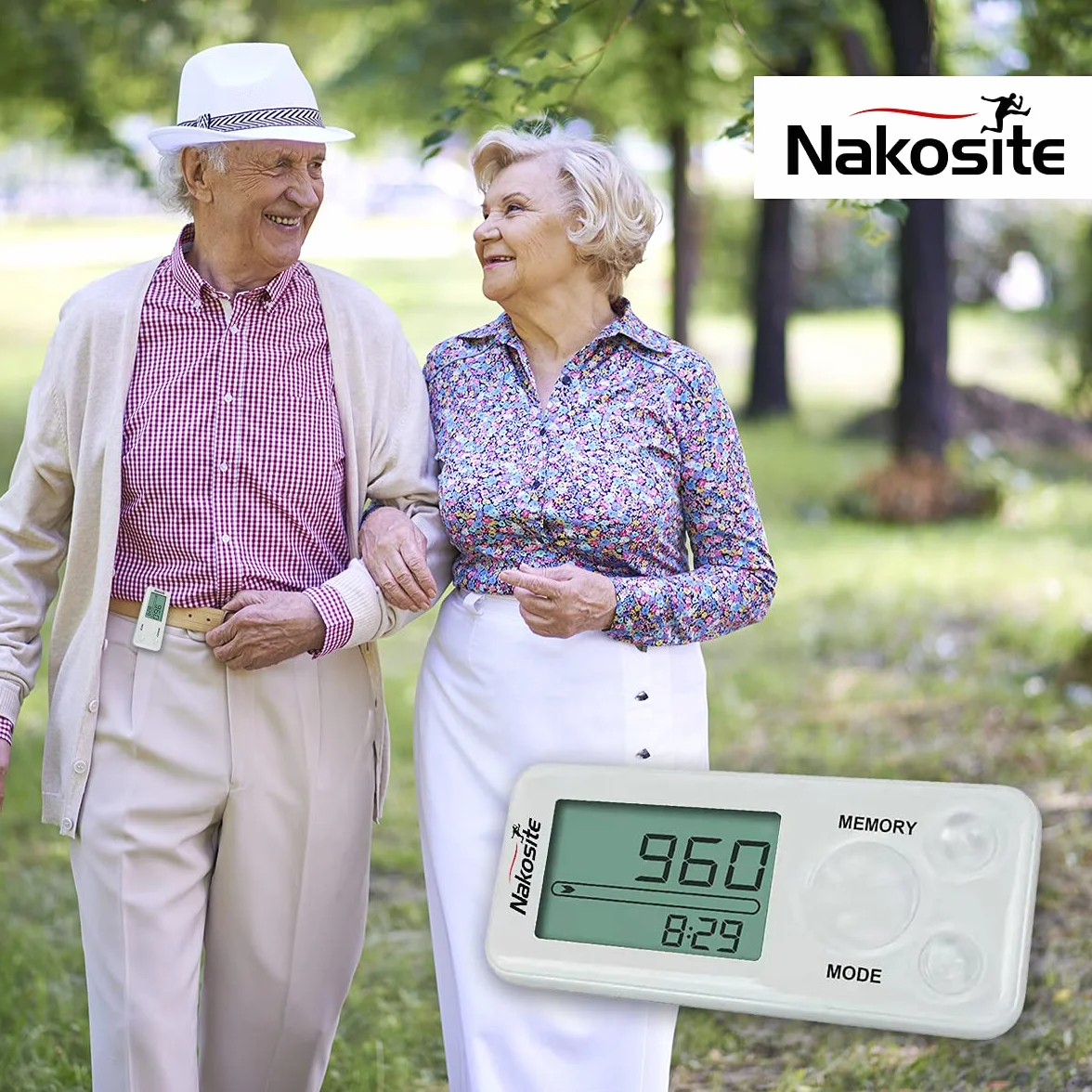 Podometre Marche Non connecté pour Femme Homme Enfant Compteur De Pas Distance Calories Clip Lanière