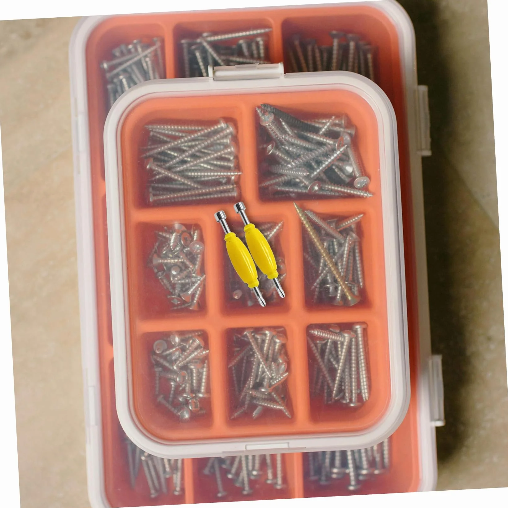 Jeu De 12 Mini Tournevis Double Tête Pour Planche À Doigts Outils De Réparation Portable